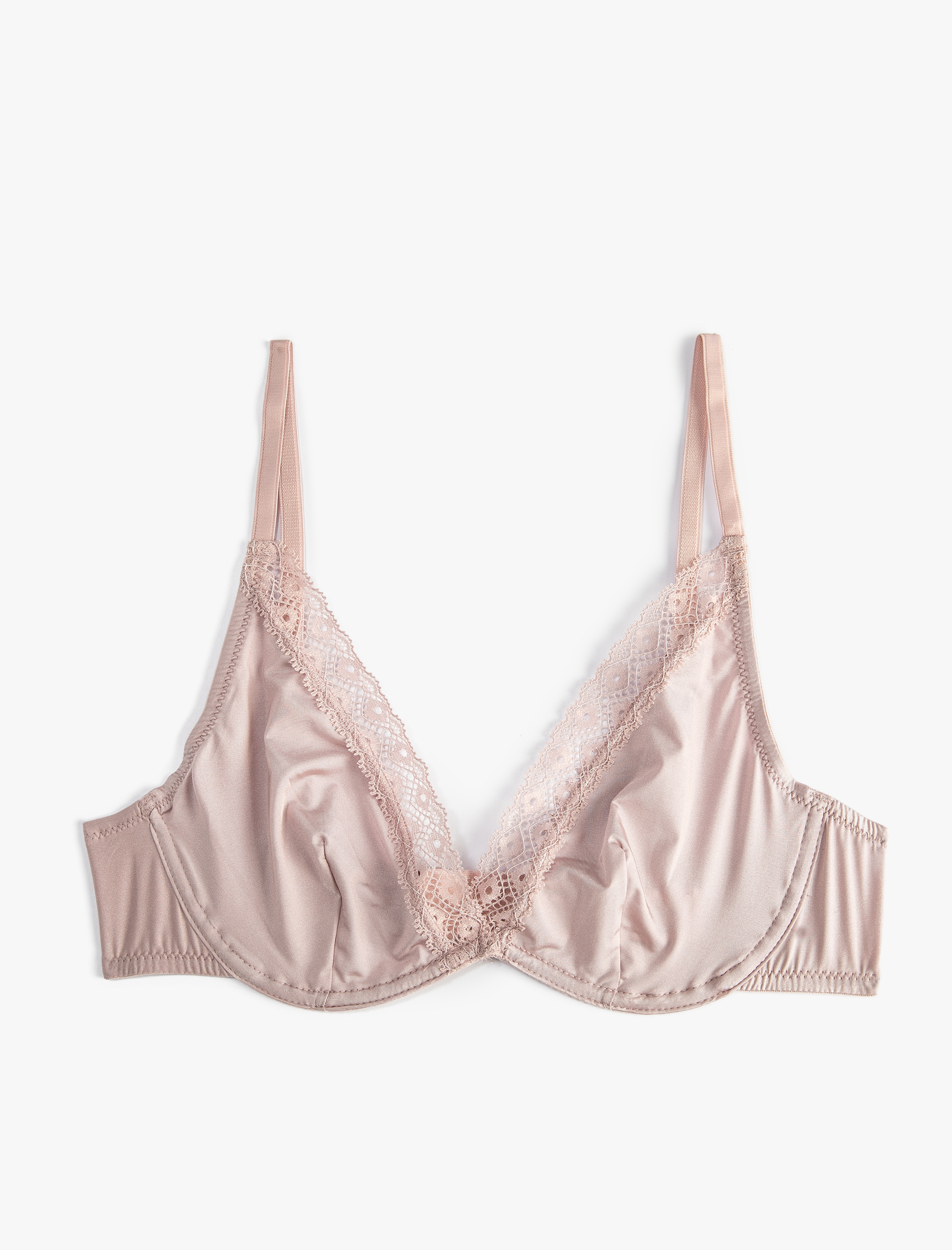   Toparlayıcı Sütyen Desteksiz Dantelli Balenli Kapsız