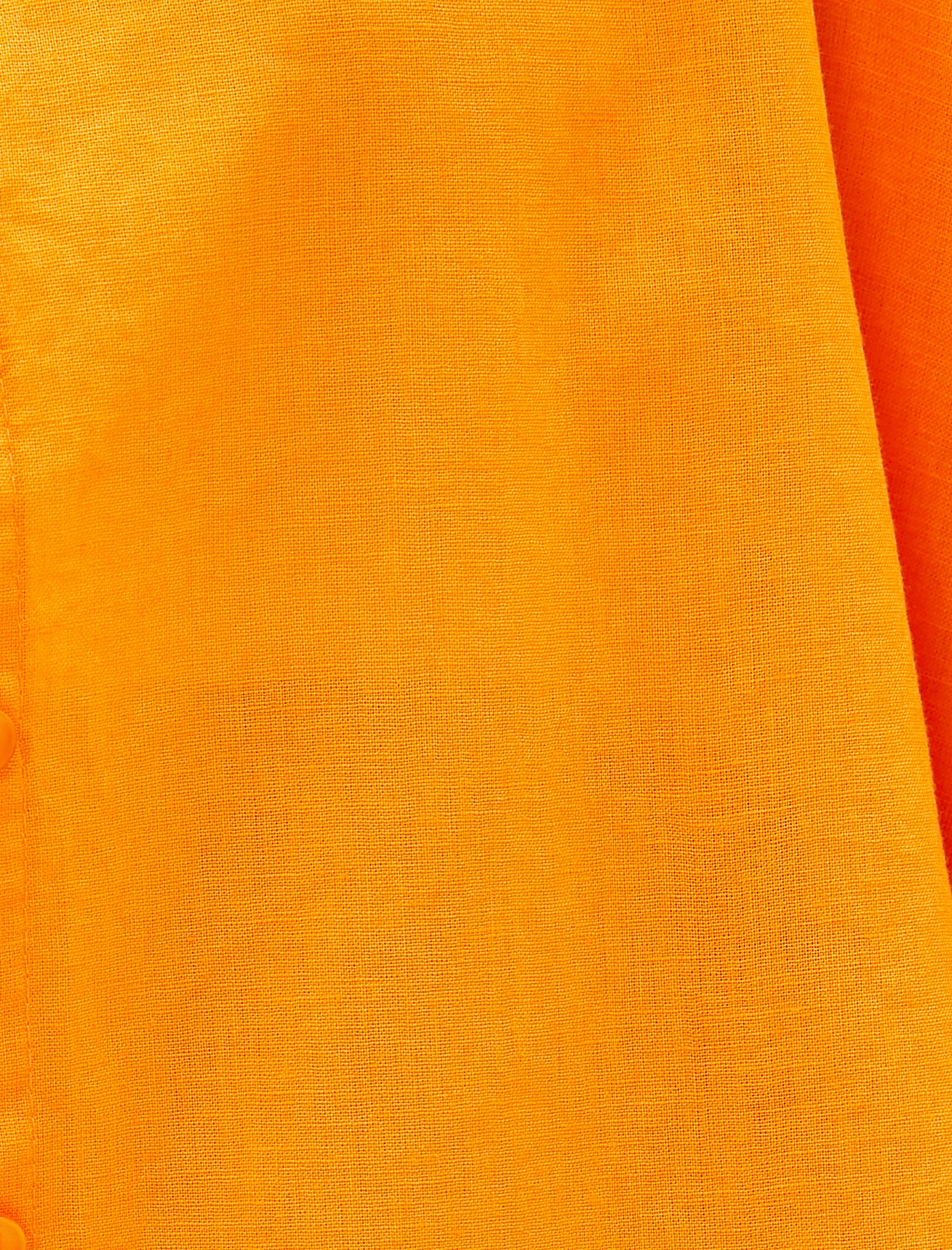   Keten Gömlek Oversize Uzun Kollu