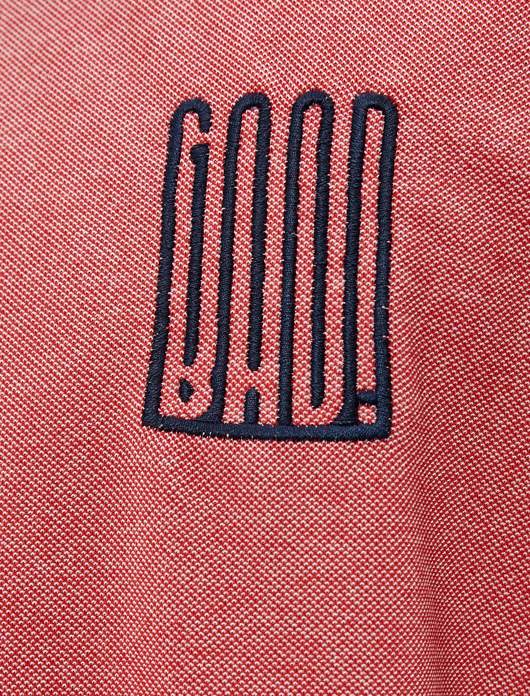 Polo Yaka Tişört Düğmeli Slogan İşlemeli Dar Kesim Kısa Kollu