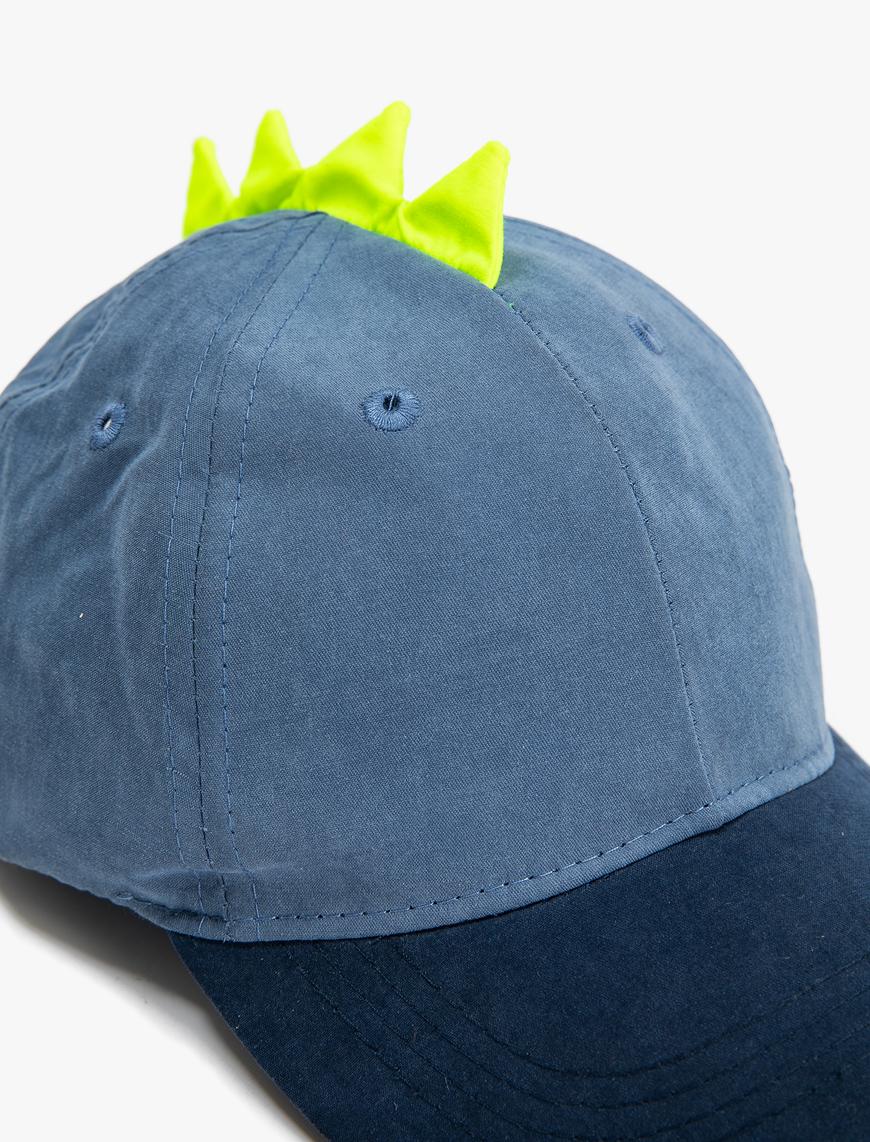  Erkek Çocuk Cap Şapka Dinozor Aplike Detaylı