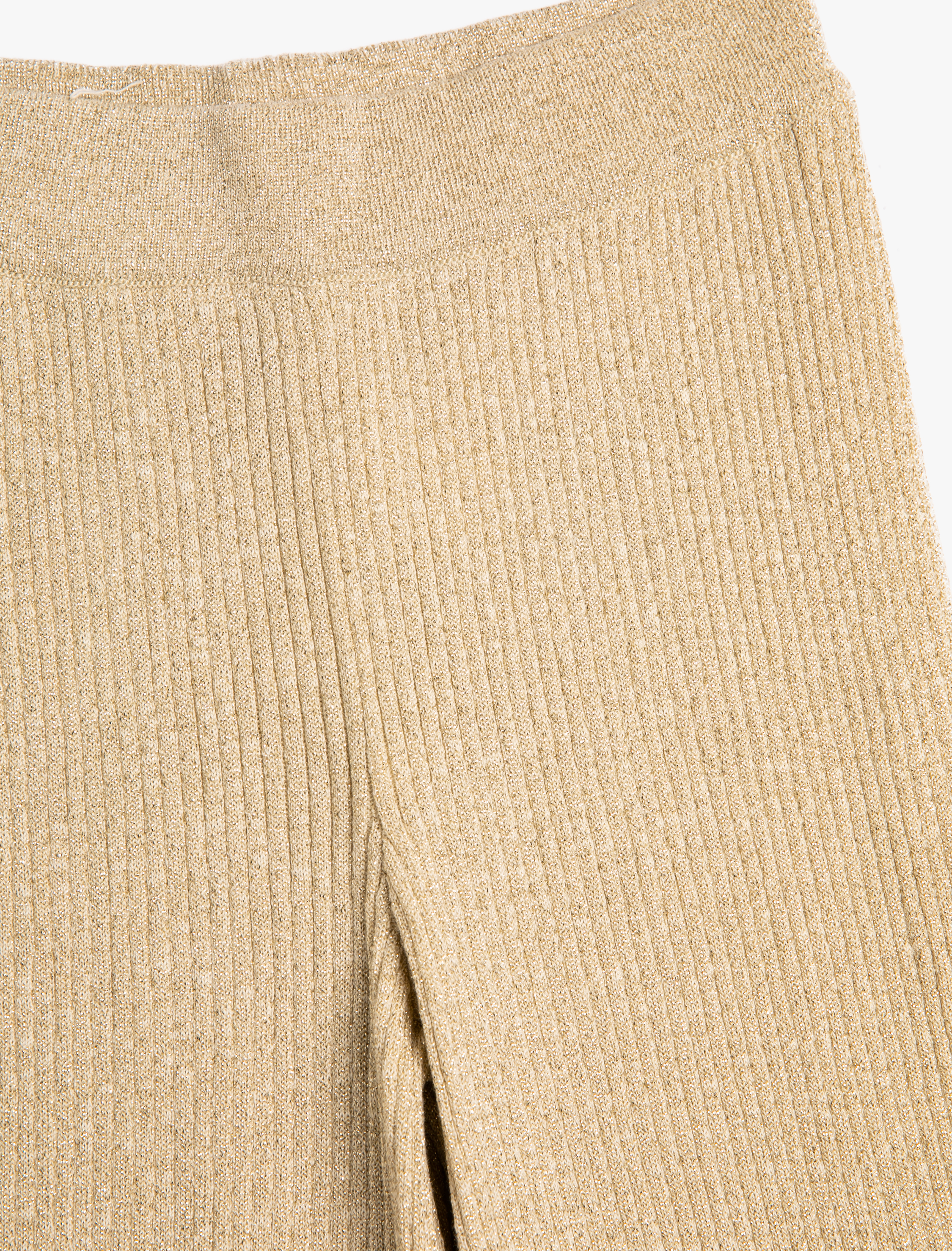  Kız Çocuk Bol Paça Pantolon Yumuşak Dokulu Beli Lastikli Kaşkorse