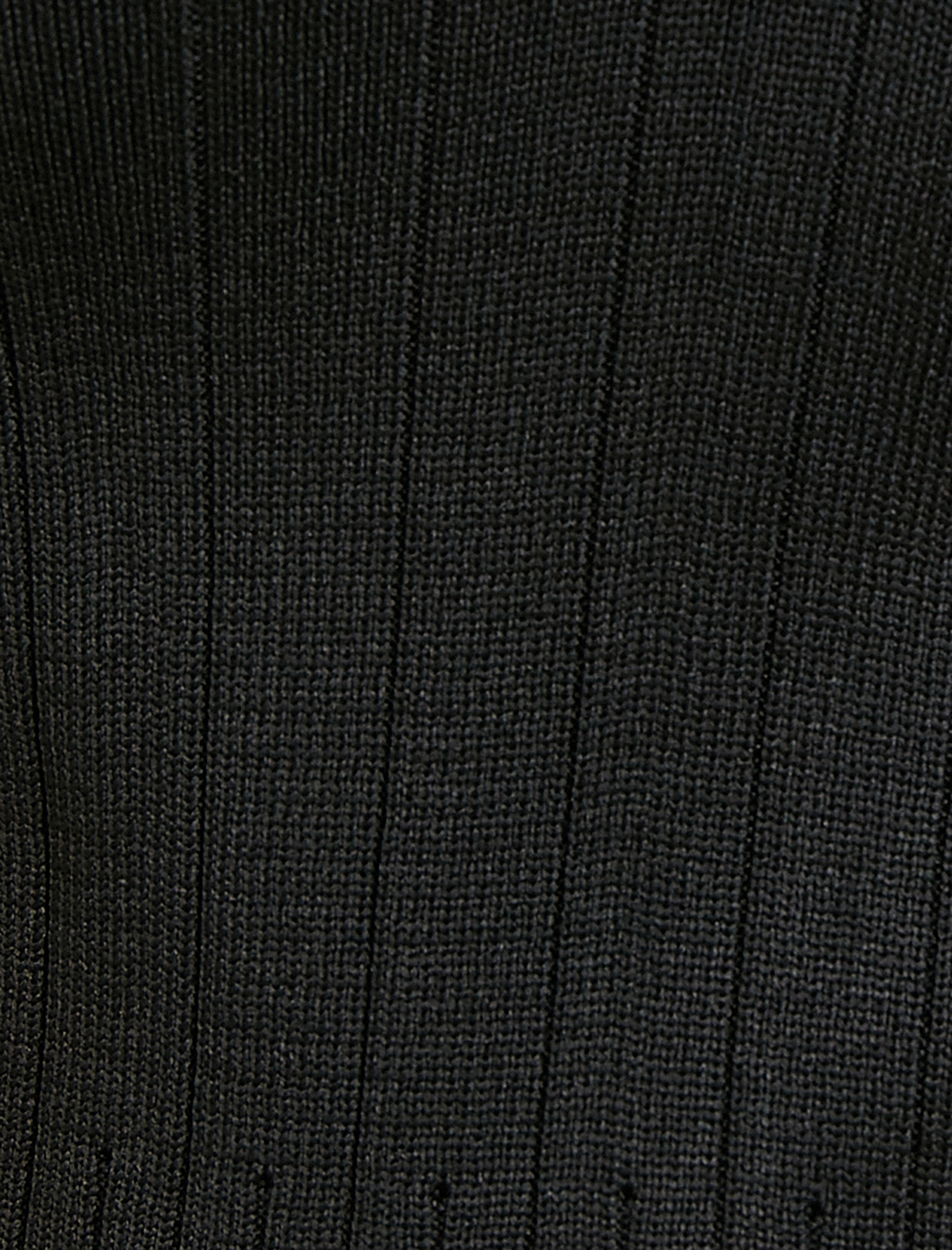   Kısa Kollu Triko Kazak V Yaka Ribanalı