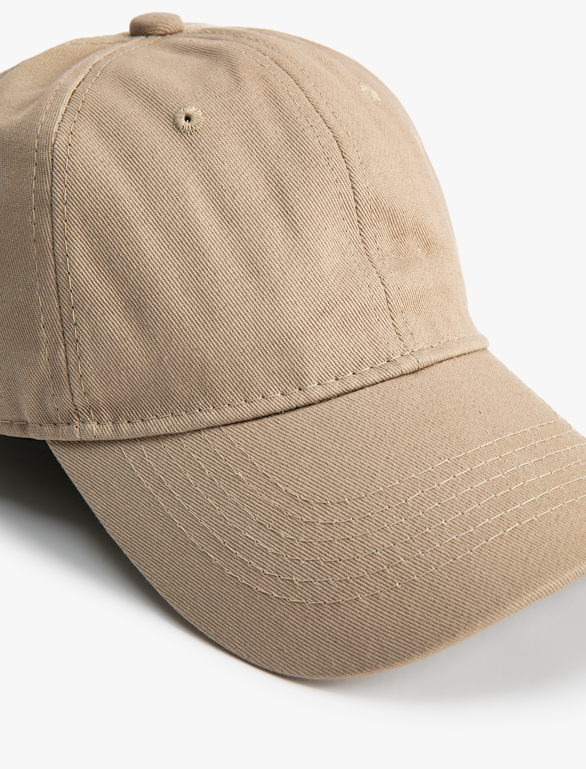  Erkek Basic Kep Şapka Dikiş Detaylı Pamuklu
