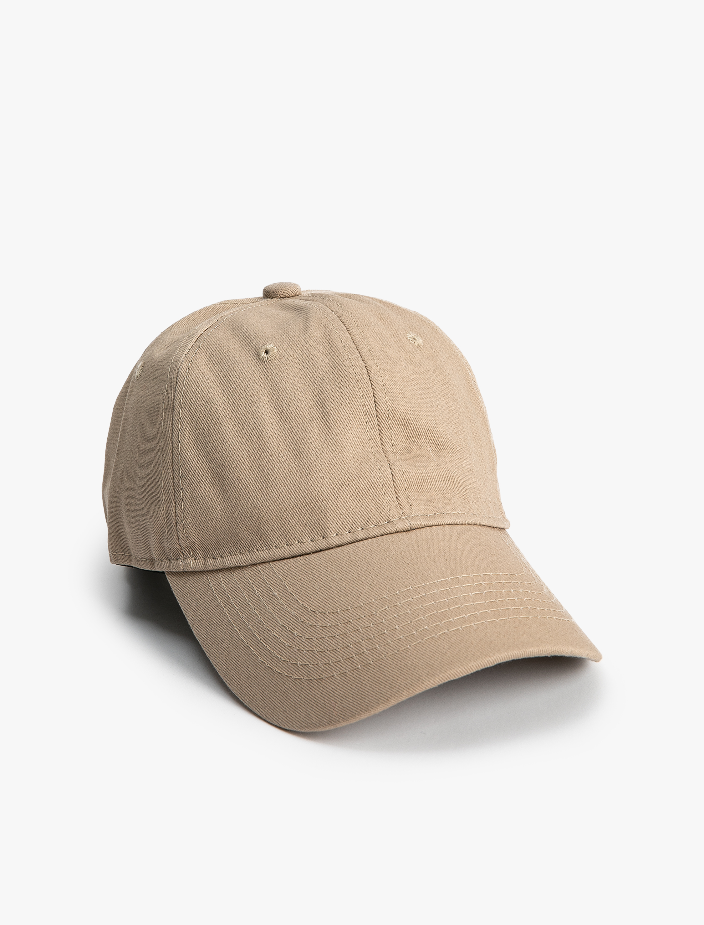  Erkek Basic Kep Şapka Dikiş Detaylı Pamuklu