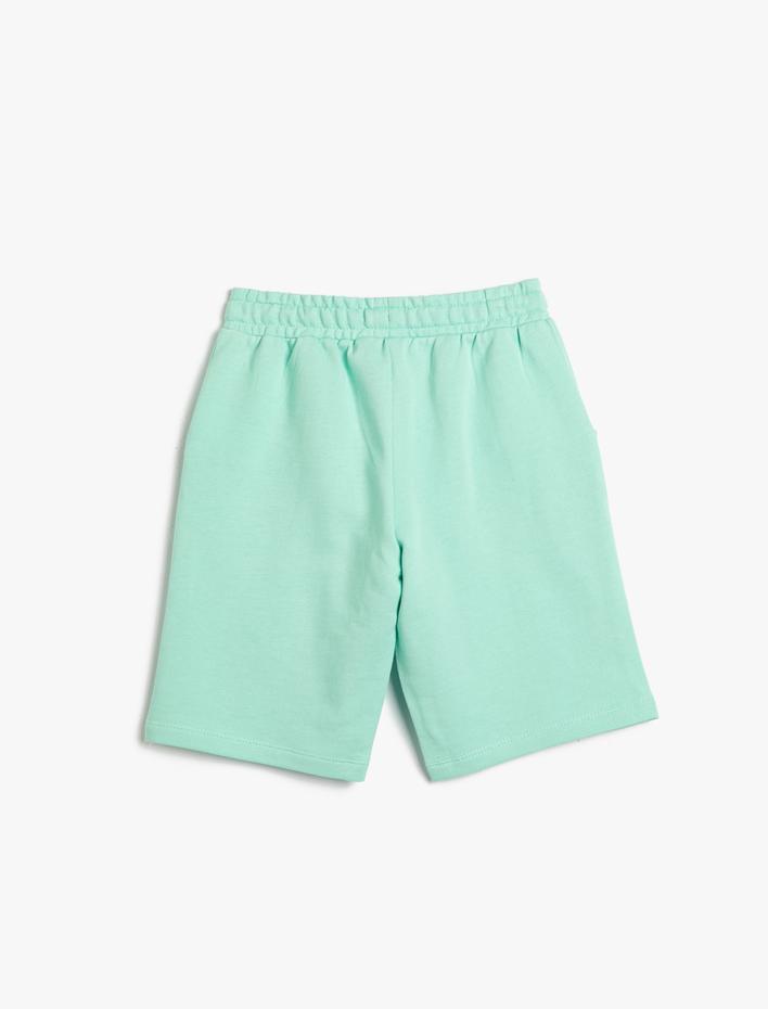 Erkek Çocuk Basic Şort Beli Bağlamalı Cepli Pamuklu