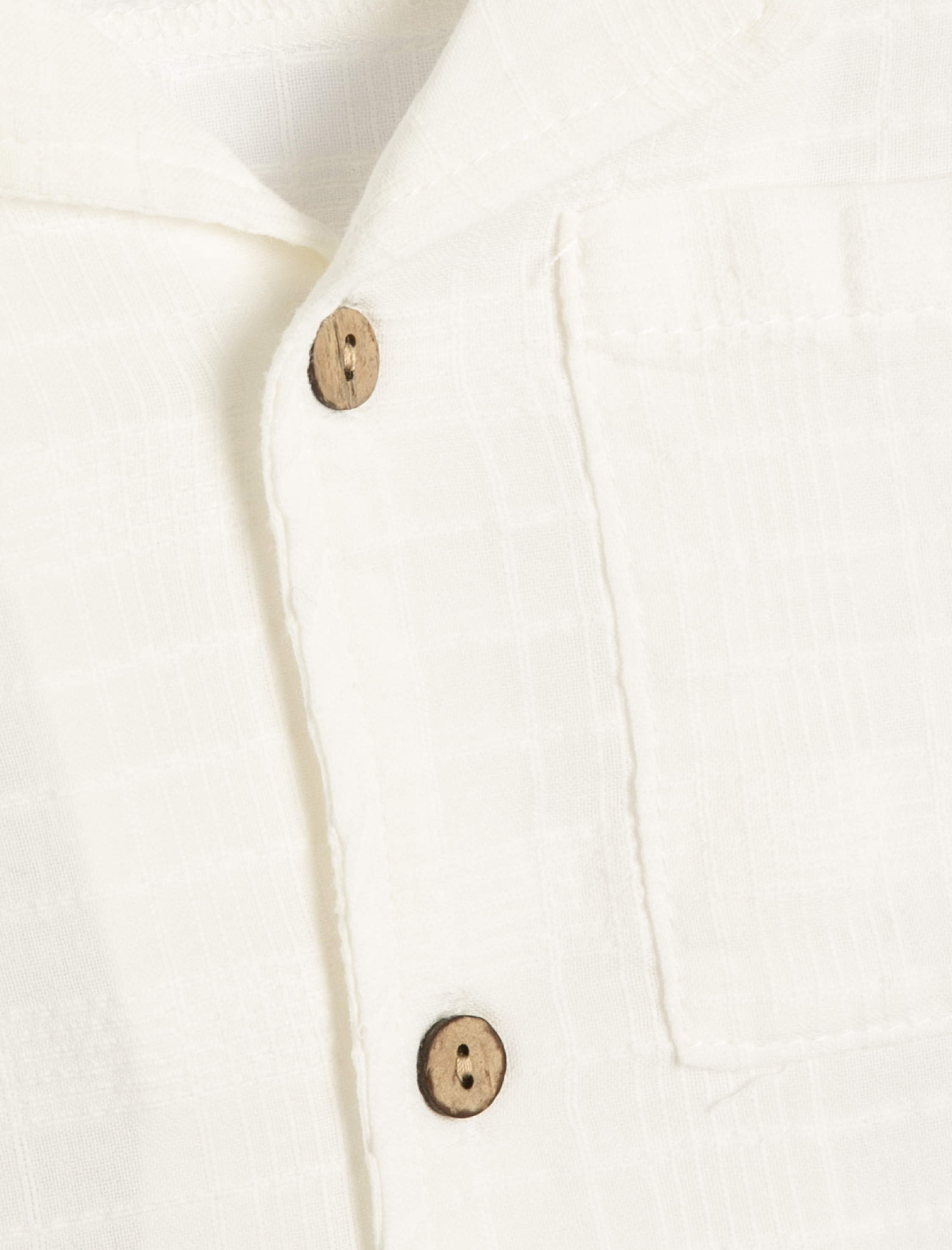  Erkek Çocuk Gömlek Kısa Kollu Cep Detaylı Pamuklu