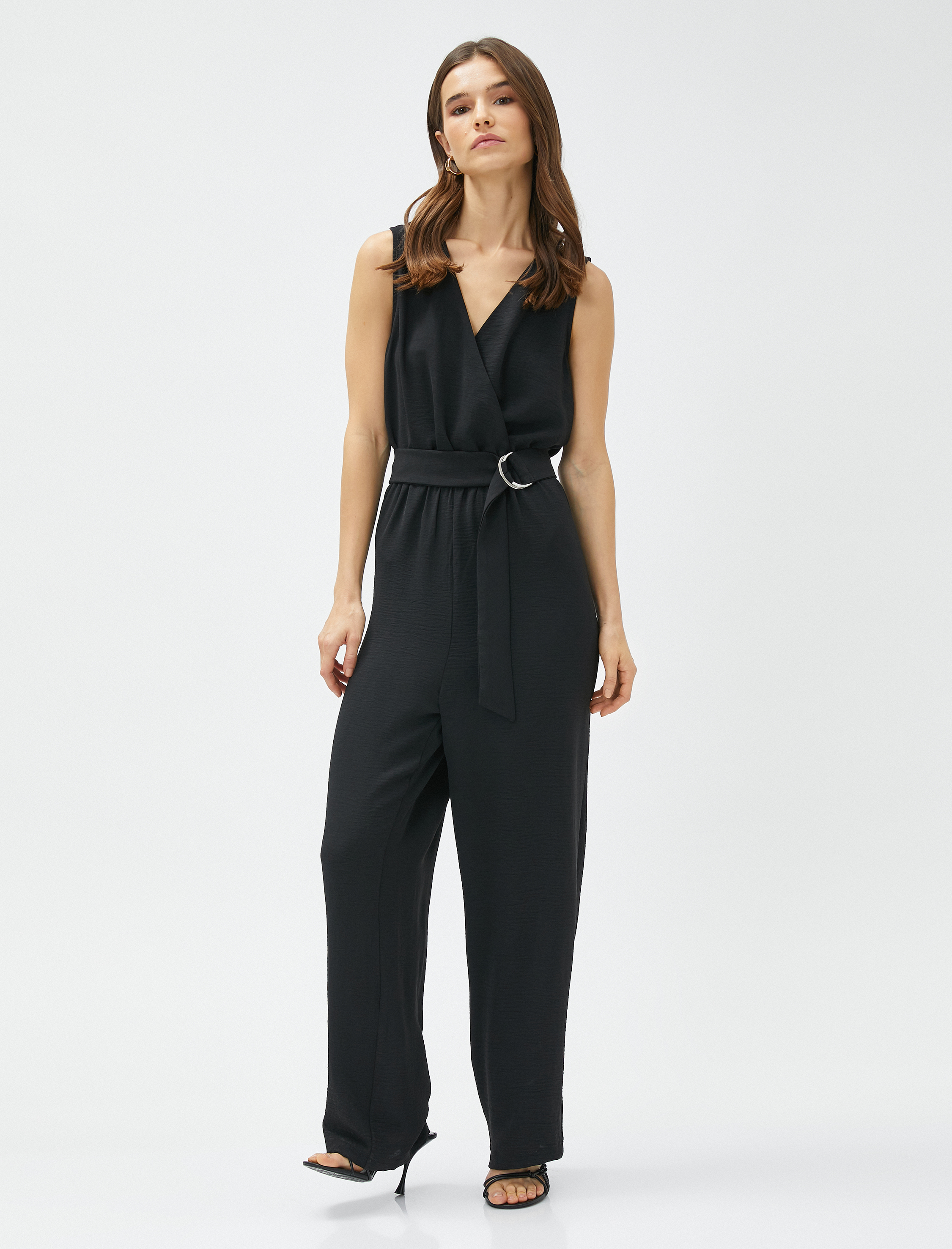   Kolsuz Tulum Kruvaze Kemerli Düz Paça