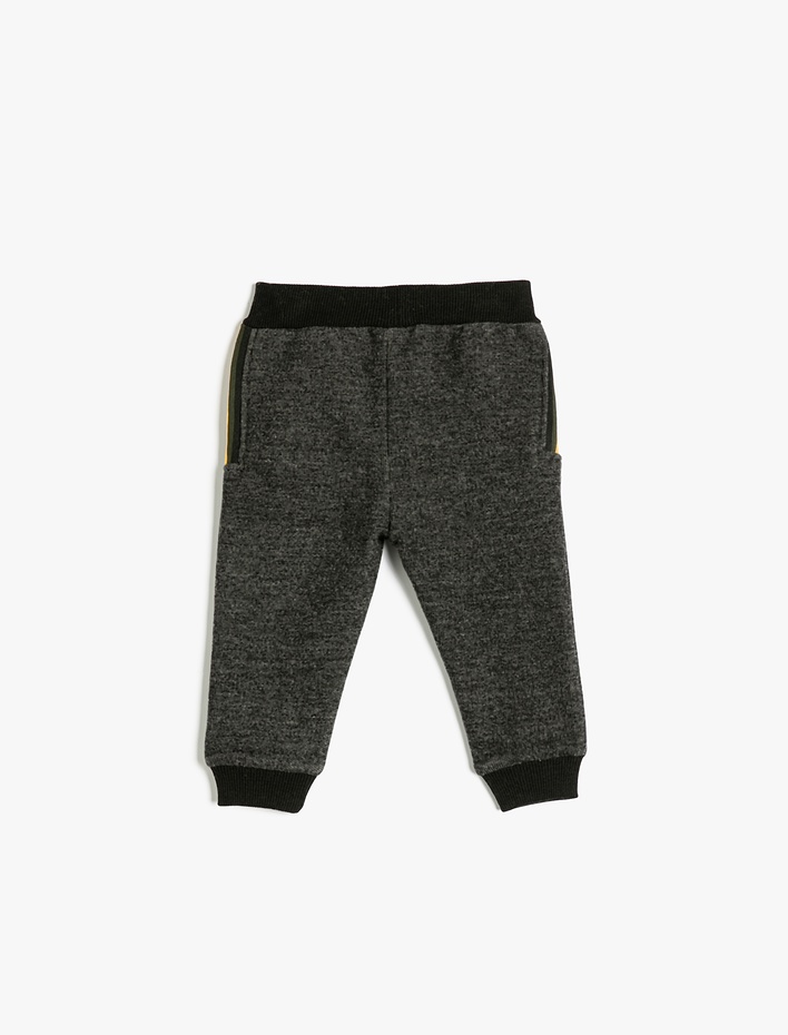 Erkek Bebek Jogger Eşofman Altı Beli Bağlamalı Cepli