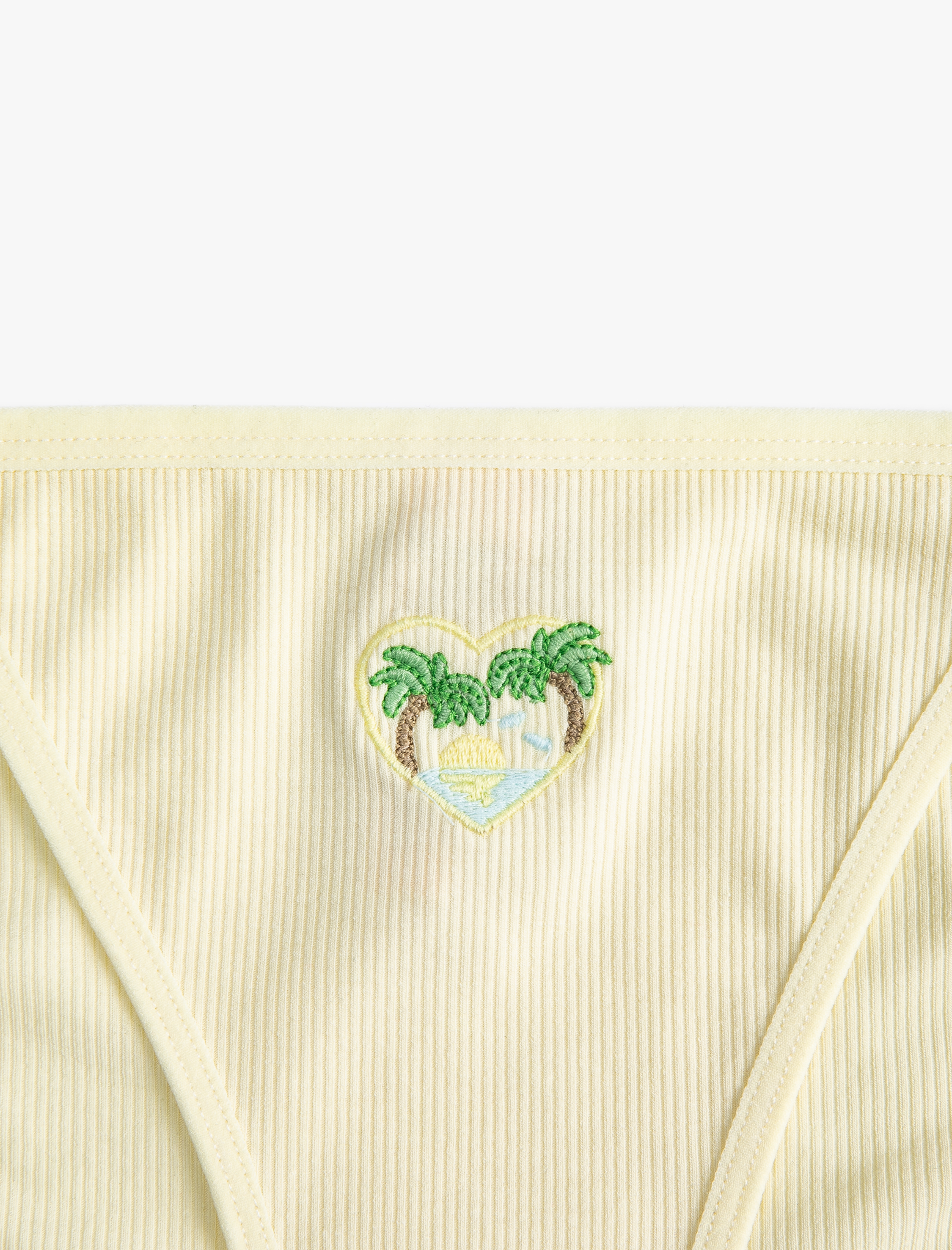   Brazilian Külot Nakışlı Fitilli Viskon Karışımlı