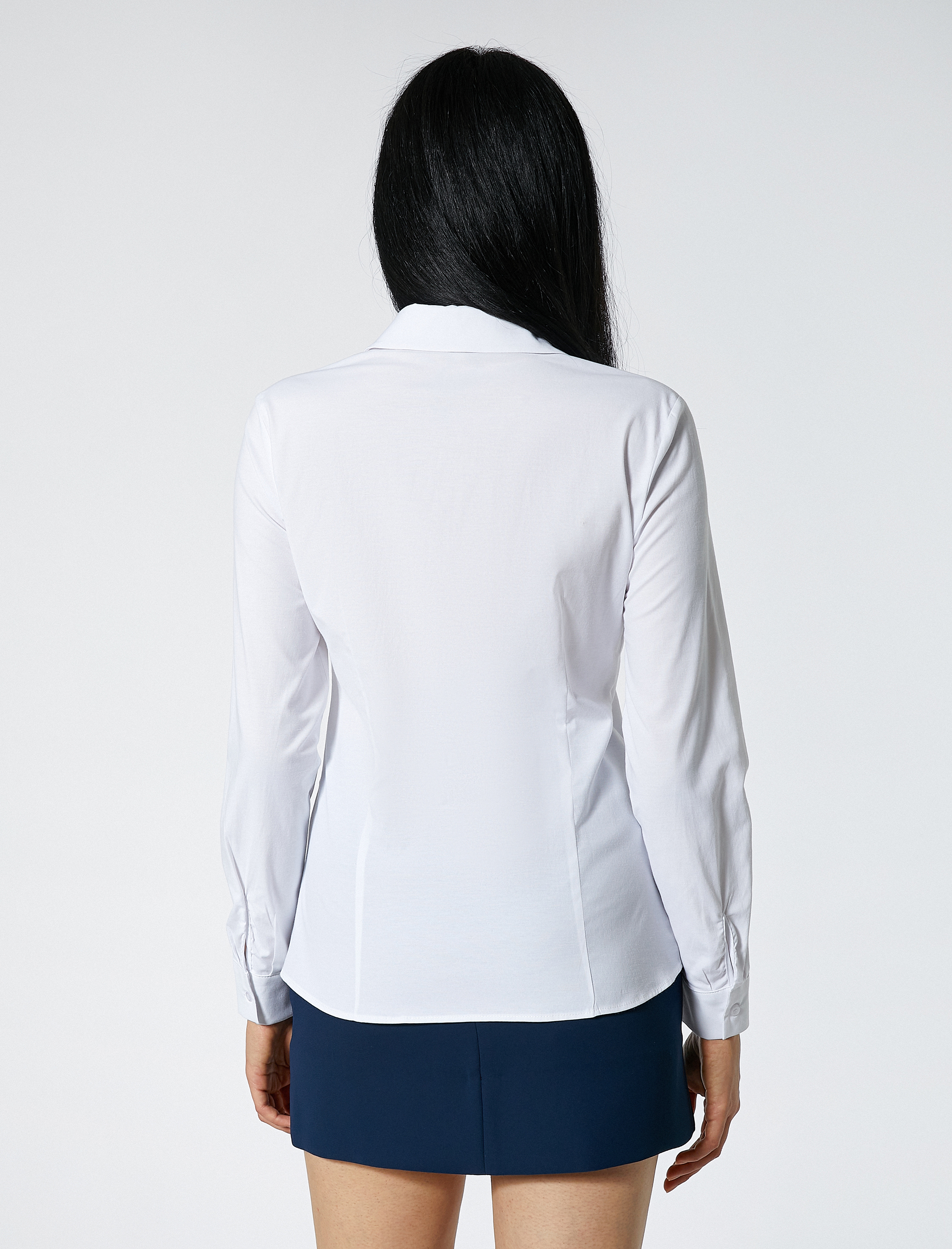   Basic Gömlek Uzun Kollu Cep Detaylı