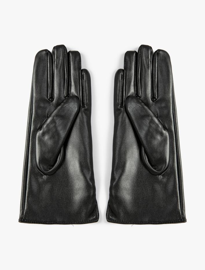 Kadın Eldiven Suni Deri