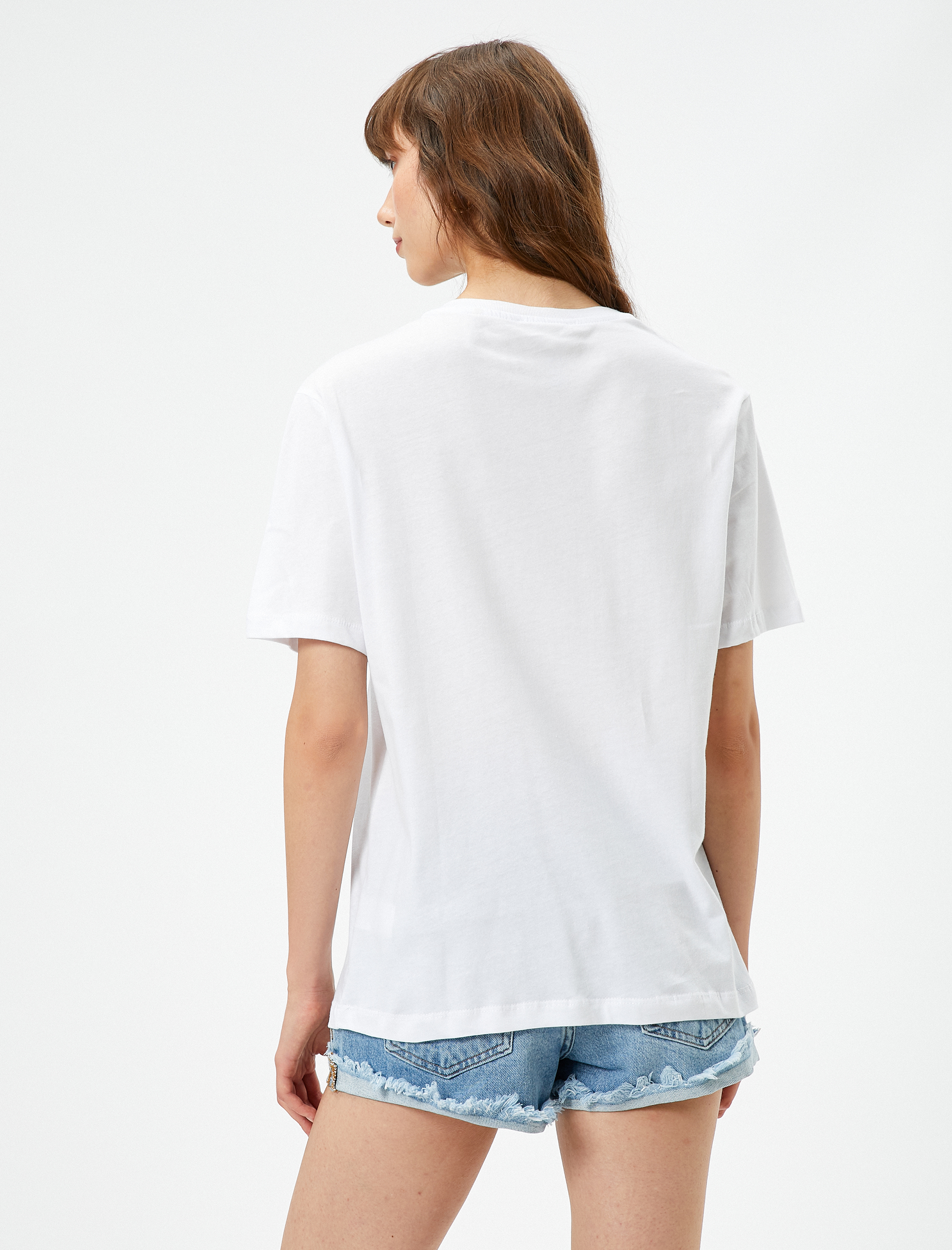   Ayıcık Baskılı Tişört Pamuklu