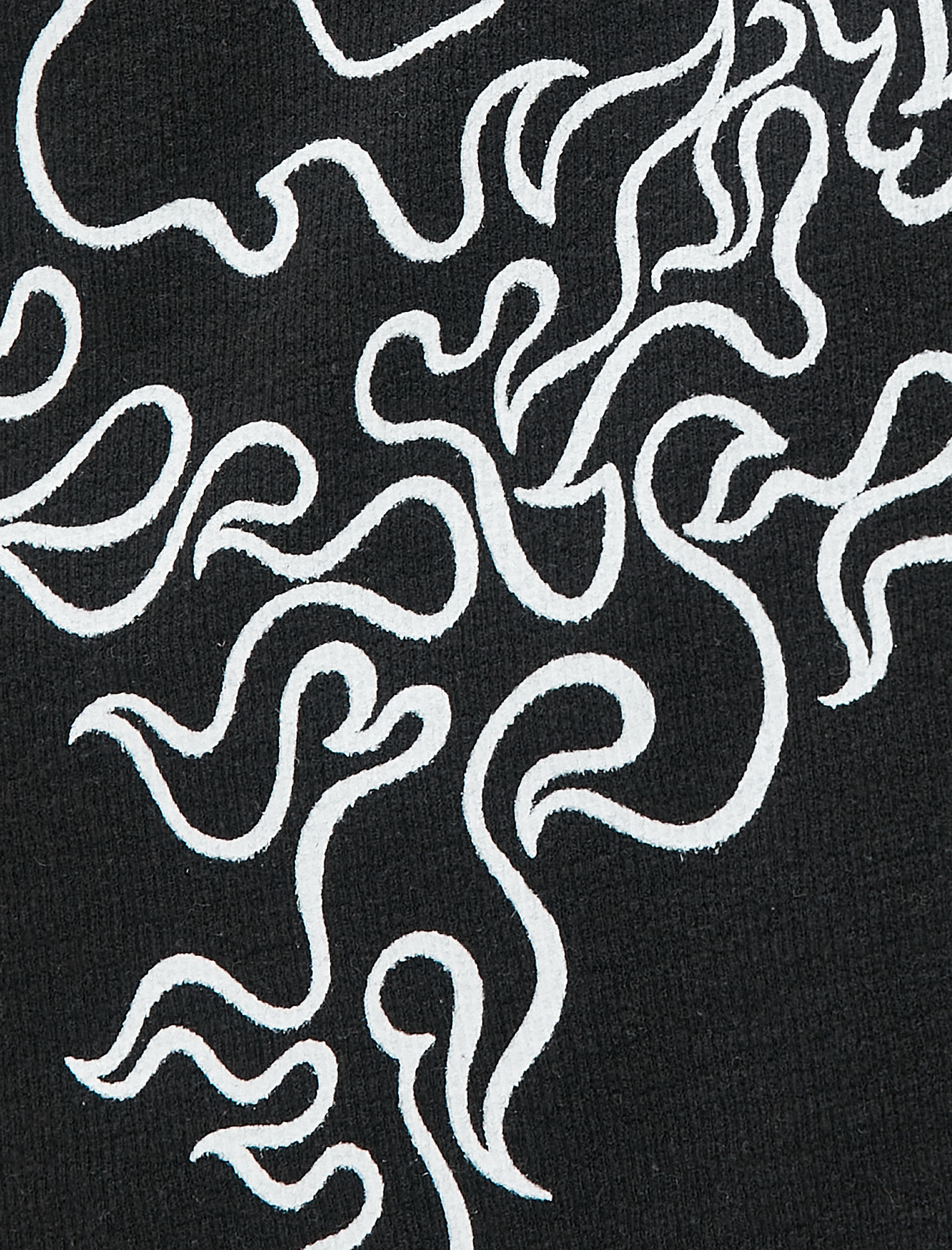   Kuru Kafa Baskılı Kazak Bisiklet Yaka Uzun Kollu