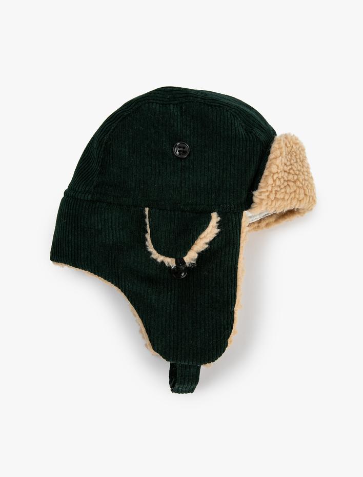 Erkek Çocuk Kışlık Pilot Şapka Kulak Kapaklı