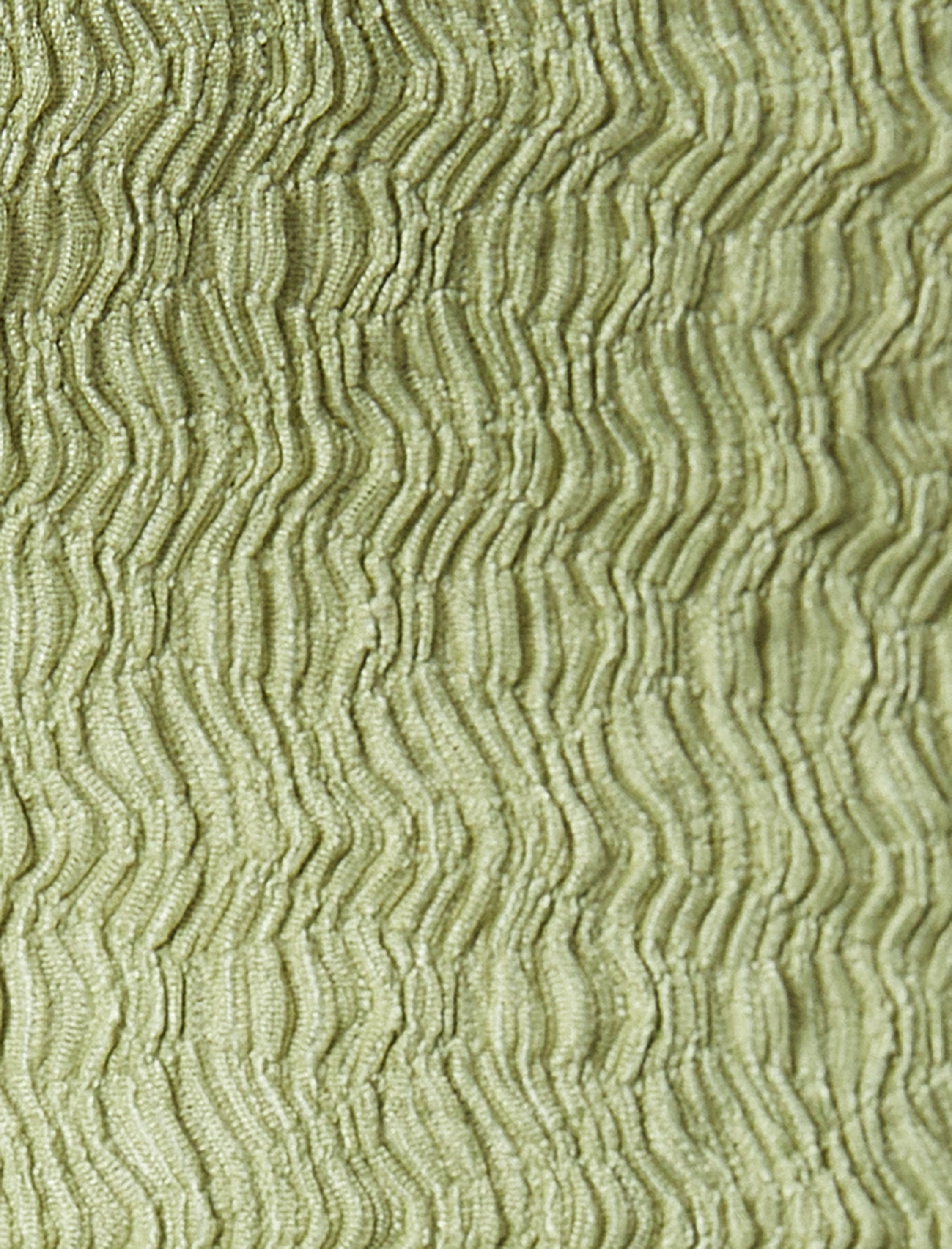   Bisiklet Yaka Tişört Dokulu Kısa Kollu Gofre Görünümlü Bürümcük