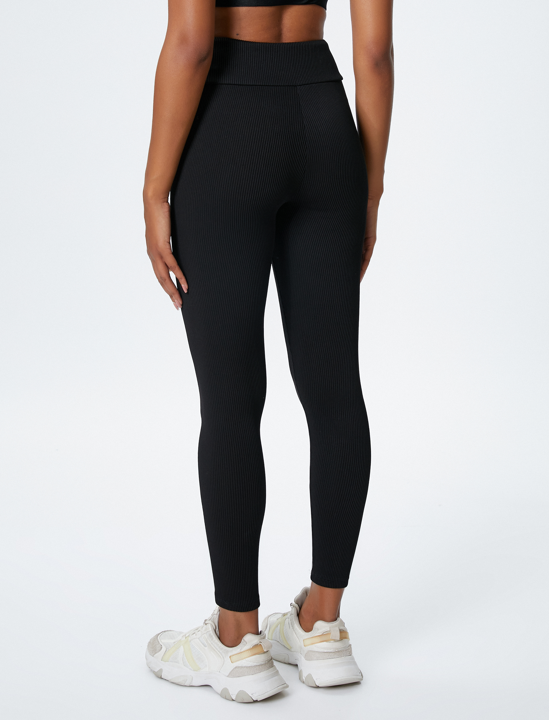   Fitilli Tayt Yüksek Bel Basic