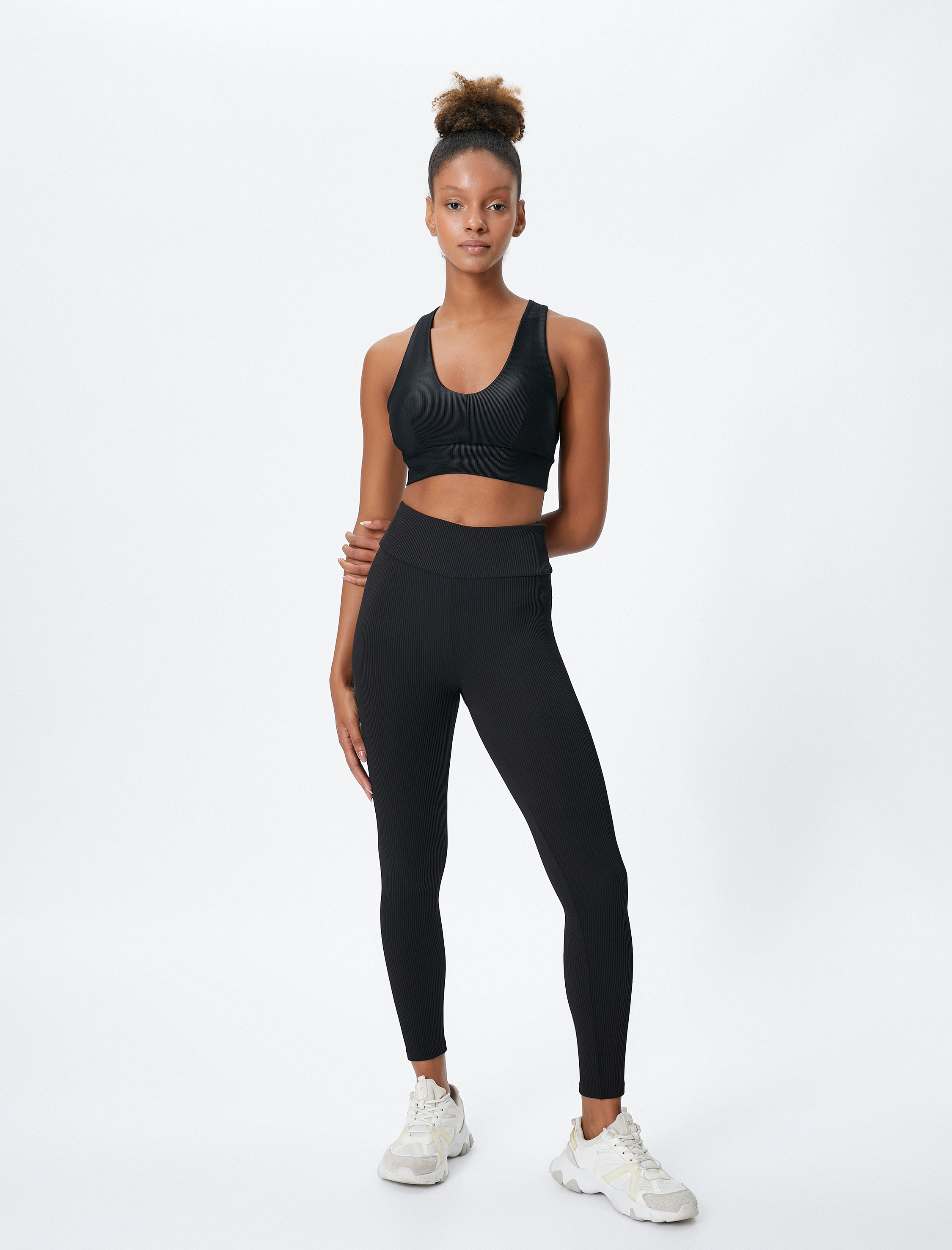   Fitilli Tayt Yüksek Bel Basic