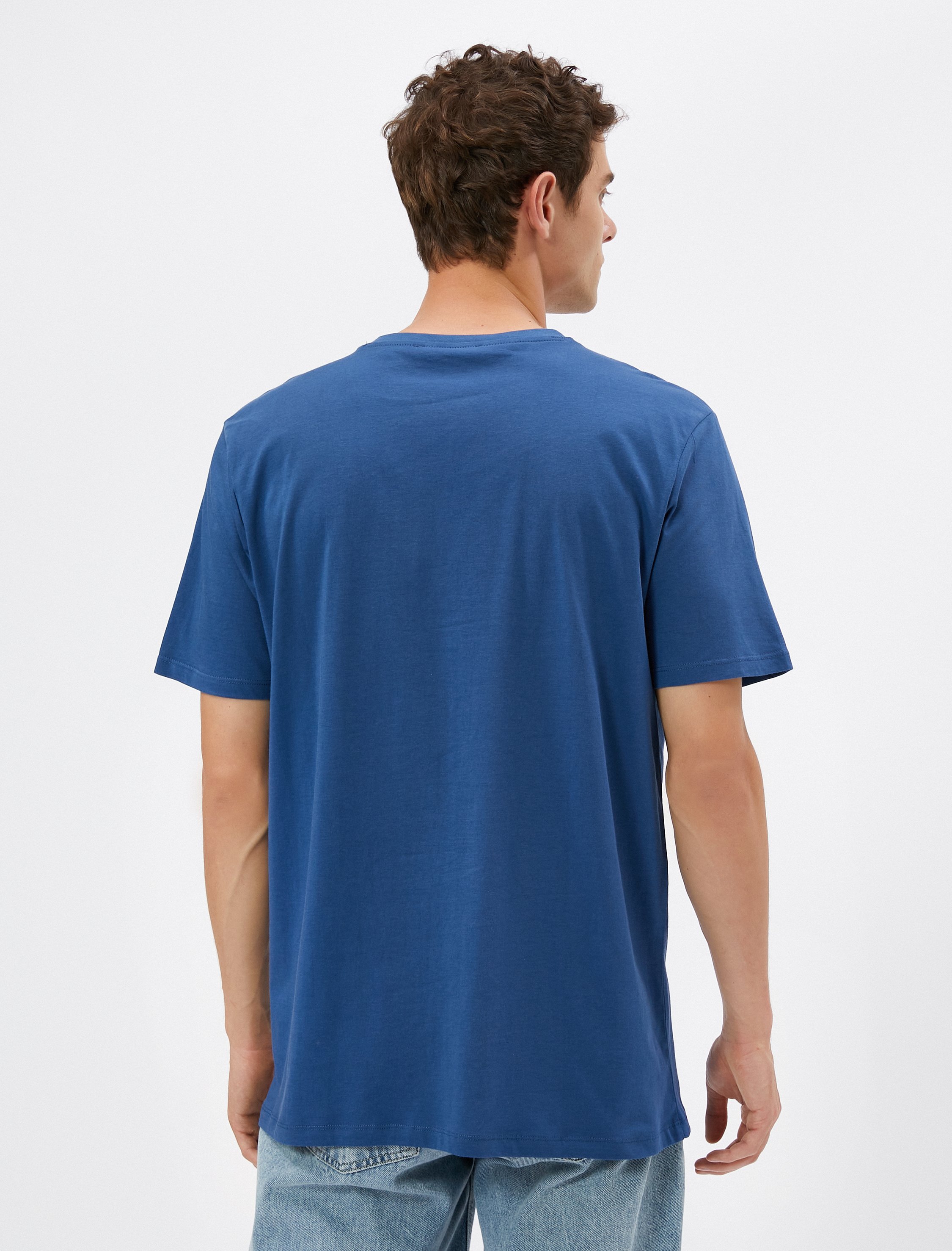   Baskılı Tişört Oyun Temalı Sloganlı Bisiklet Yaka Pamuklu