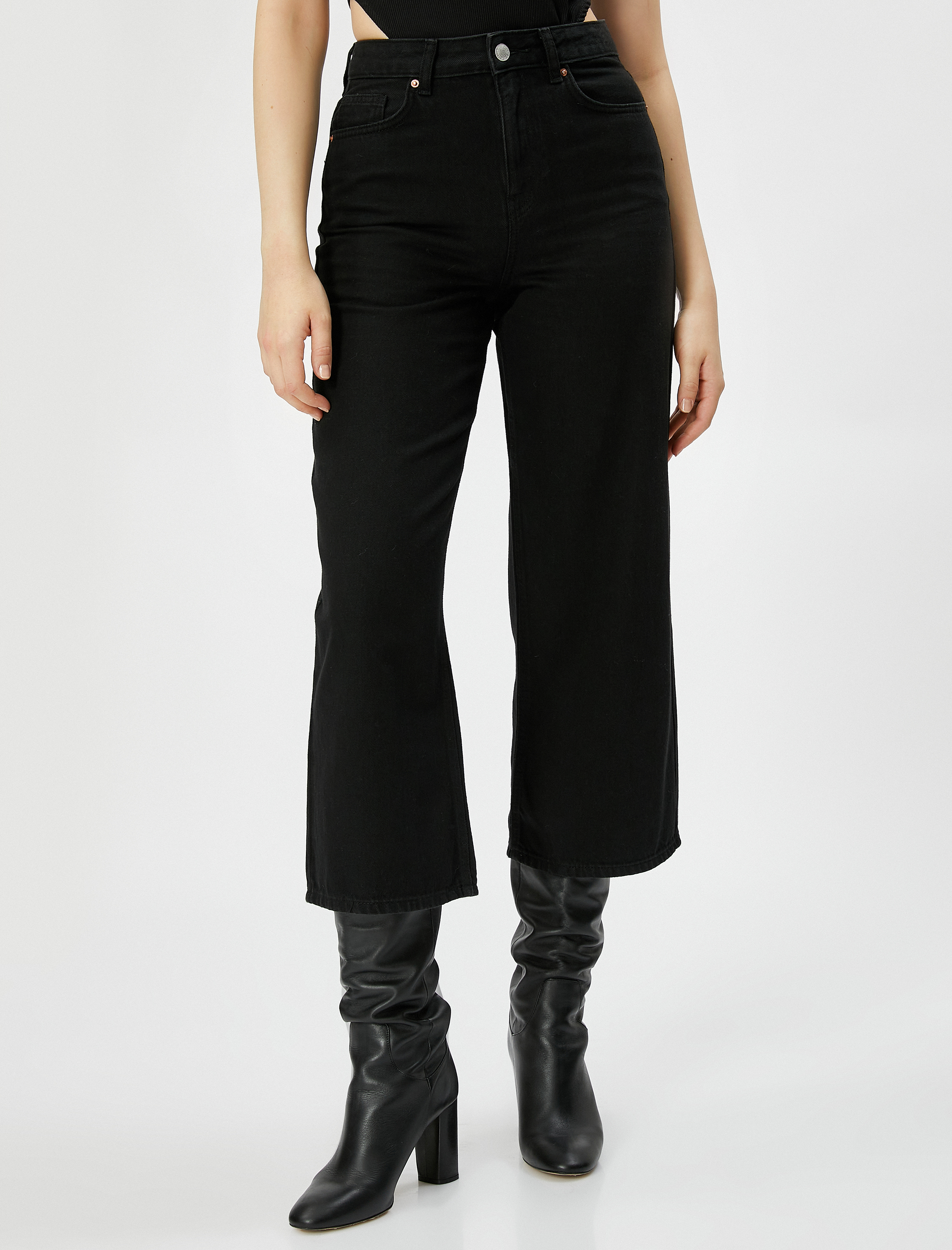   Düz Paça Straight Jean Kot Pantolon Yüksek Bel - Nora Jeans