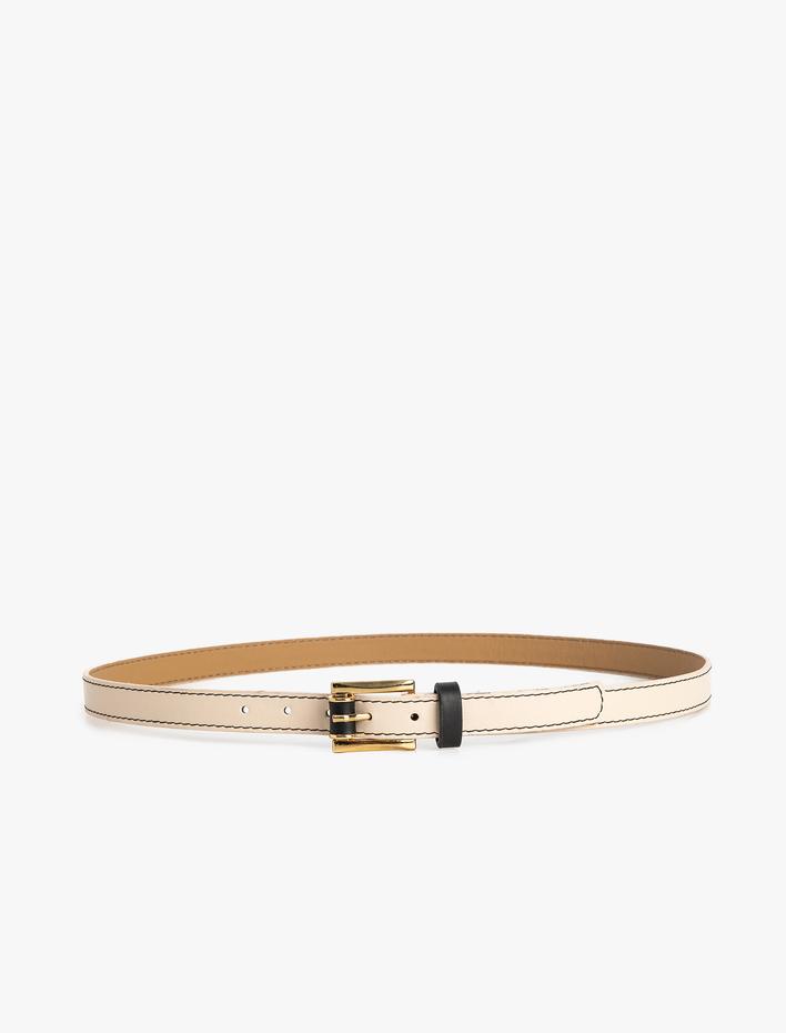 Kadın Kemer Suni Deri Metal Tokalı