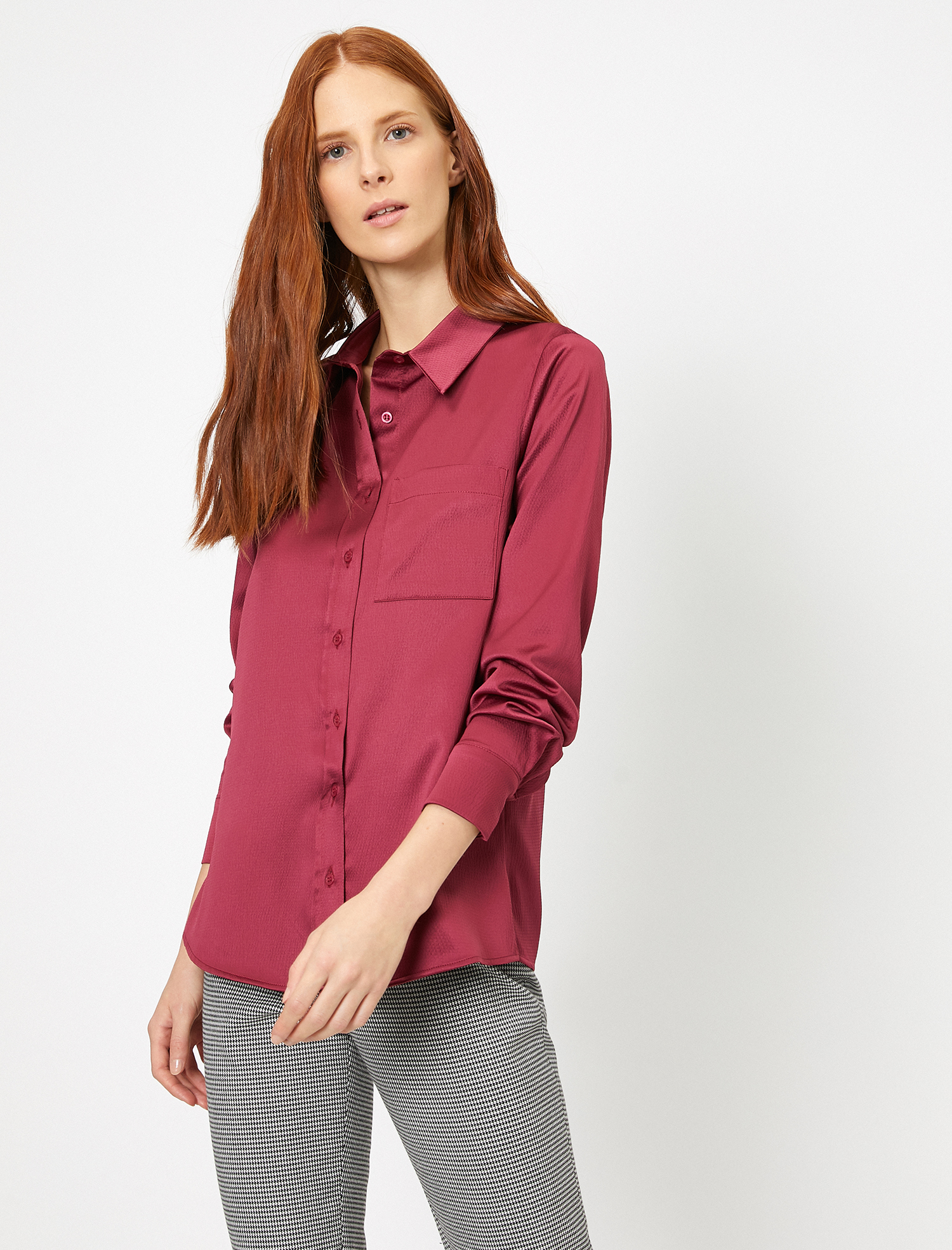   Cep Detaylı Gömlek