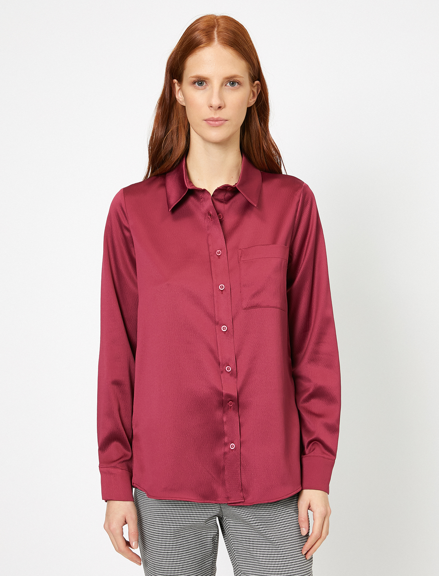   Cep Detaylı Gömlek