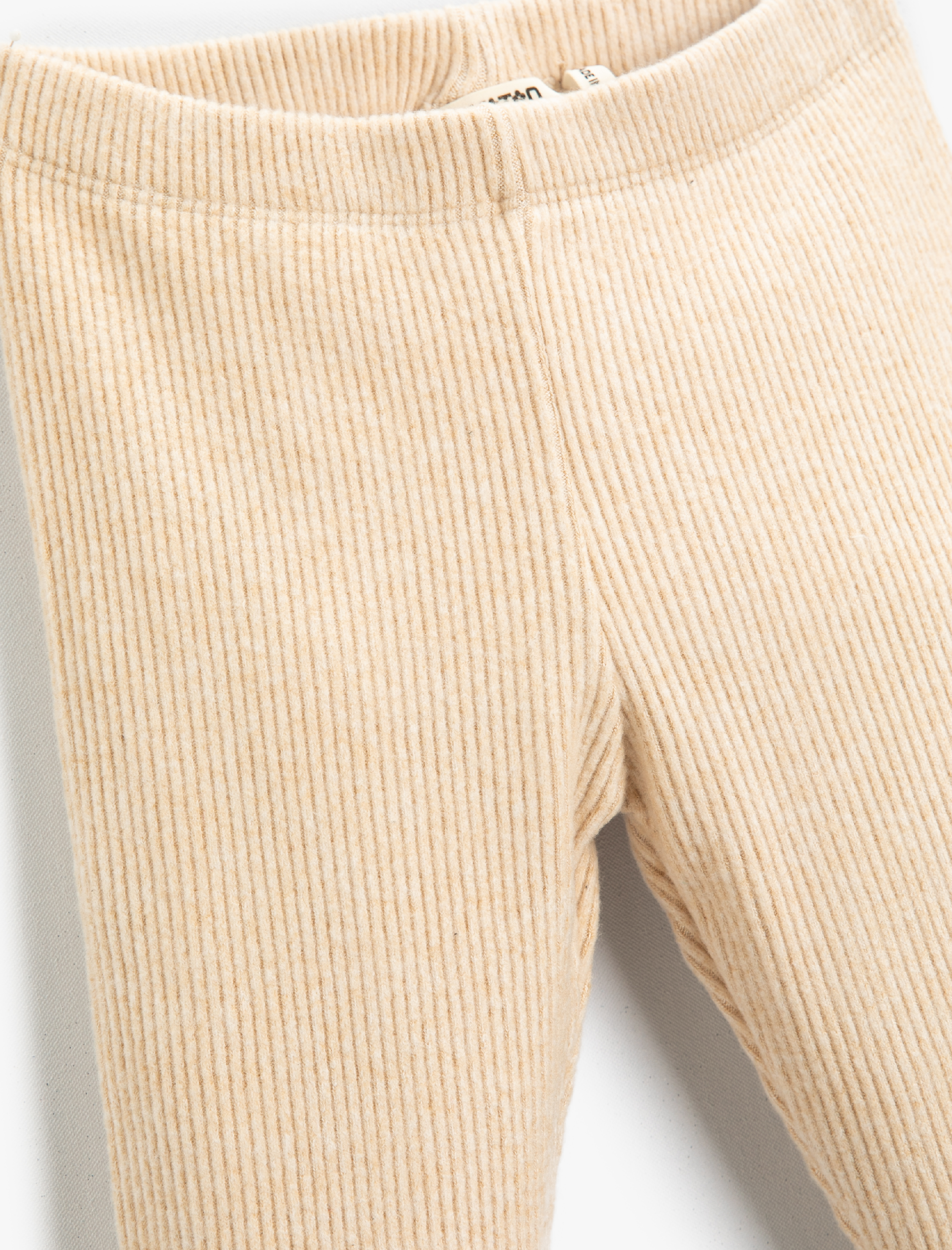  Kız Çocuk Basic Fitilli Uzun Tayt