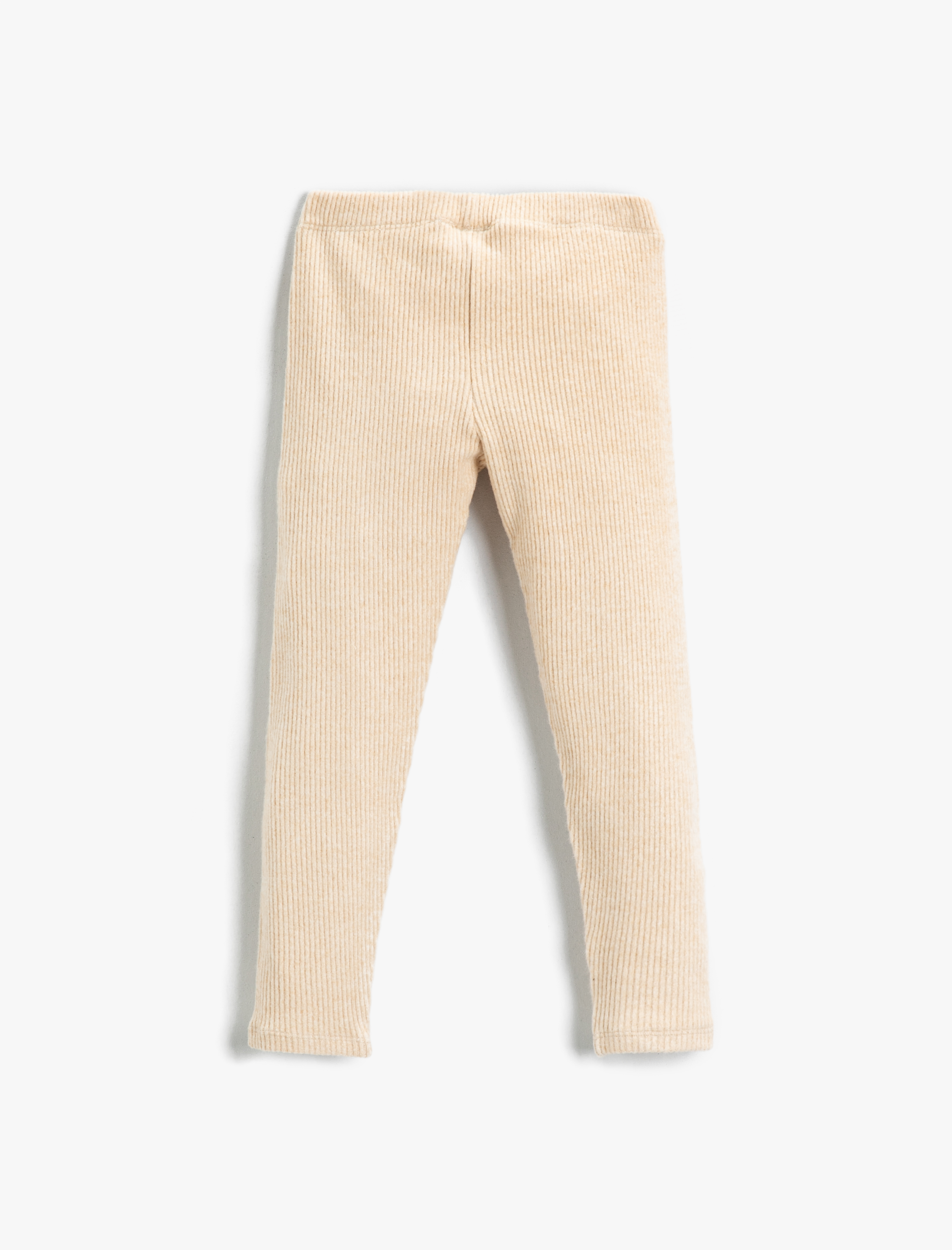  Kız Çocuk Basic Fitilli Uzun Tayt