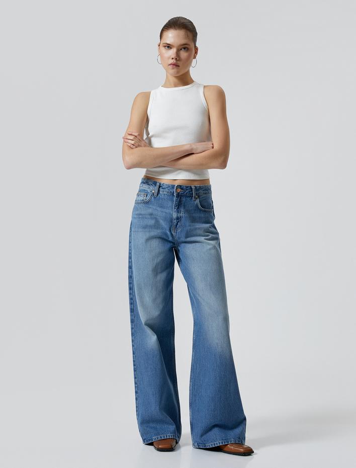  Ribanalı Basic Atlet Pamuklu Slim Fit