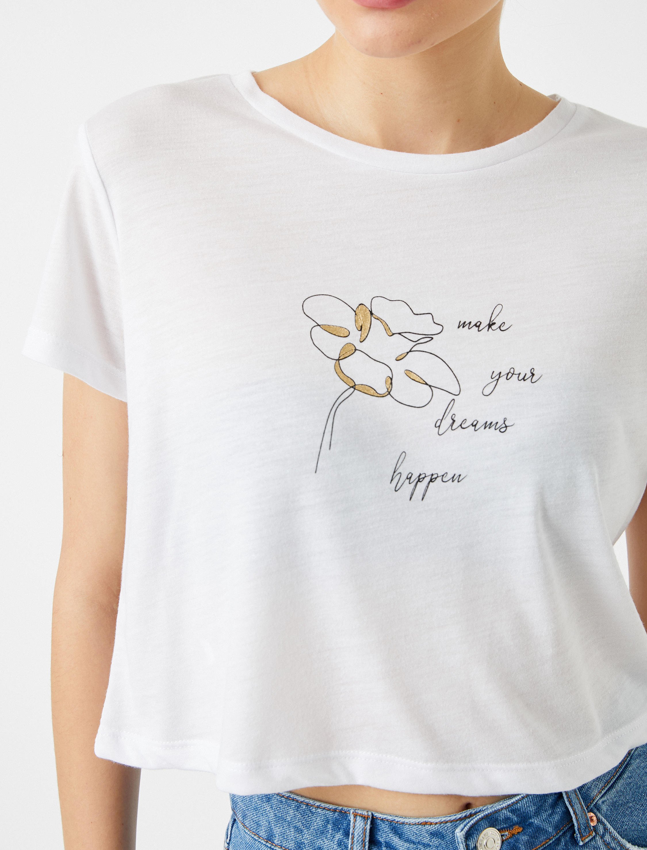   Yazılı Baskılı Tişört