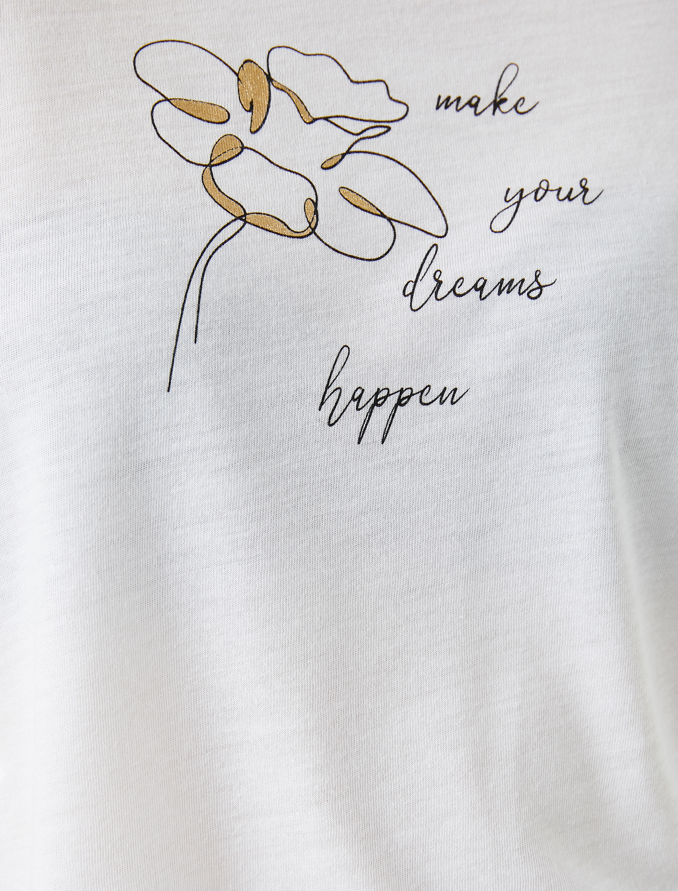   Yazılı Baskılı Tişört