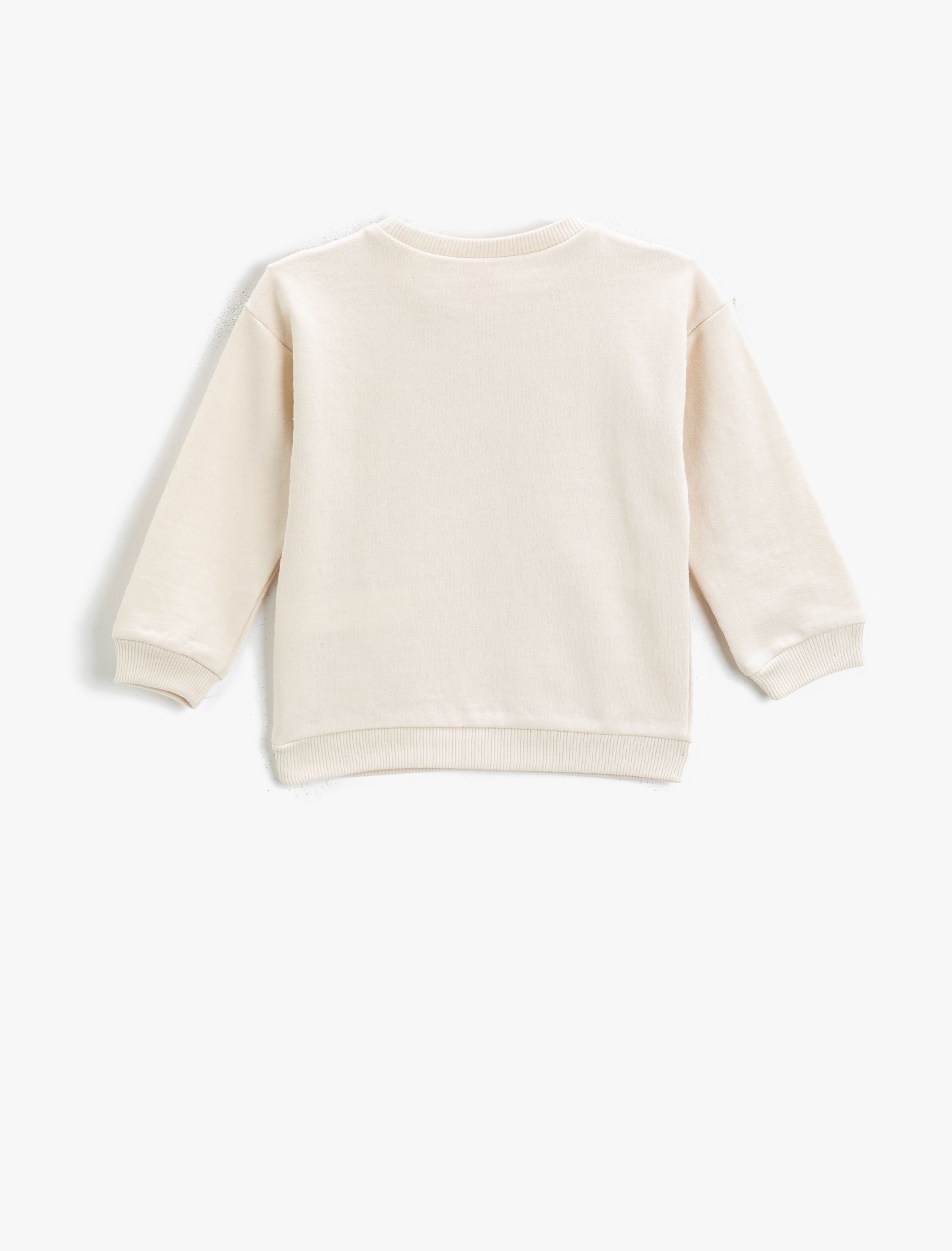  Erkek Bebek Saturday Baskılı Sweatshirt Bisiklet Yaka Pamuklu