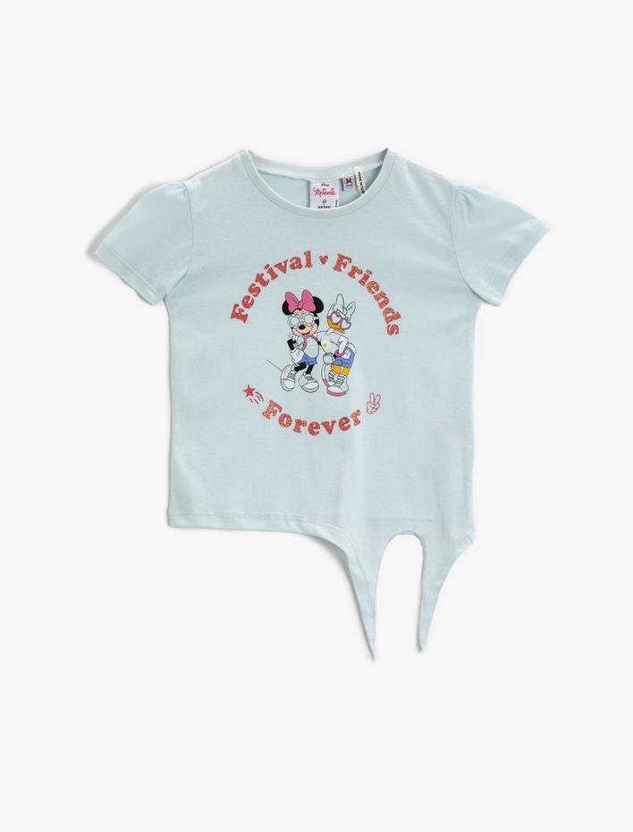 Kız Bebek Baskılı Tişört Pamuklu