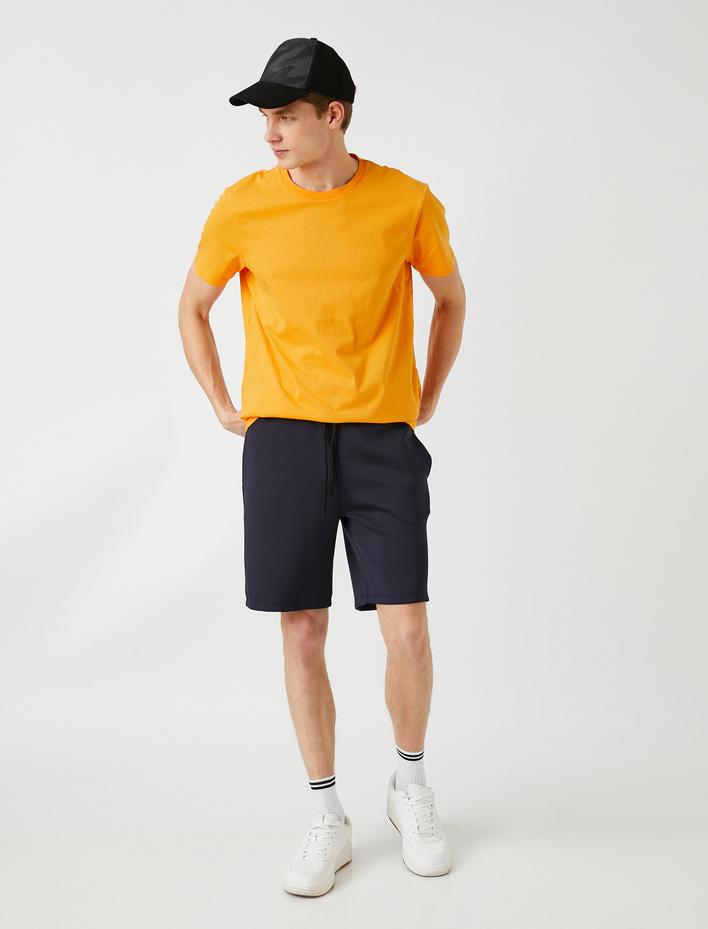  Basic Tişört Bisiklet Yaka