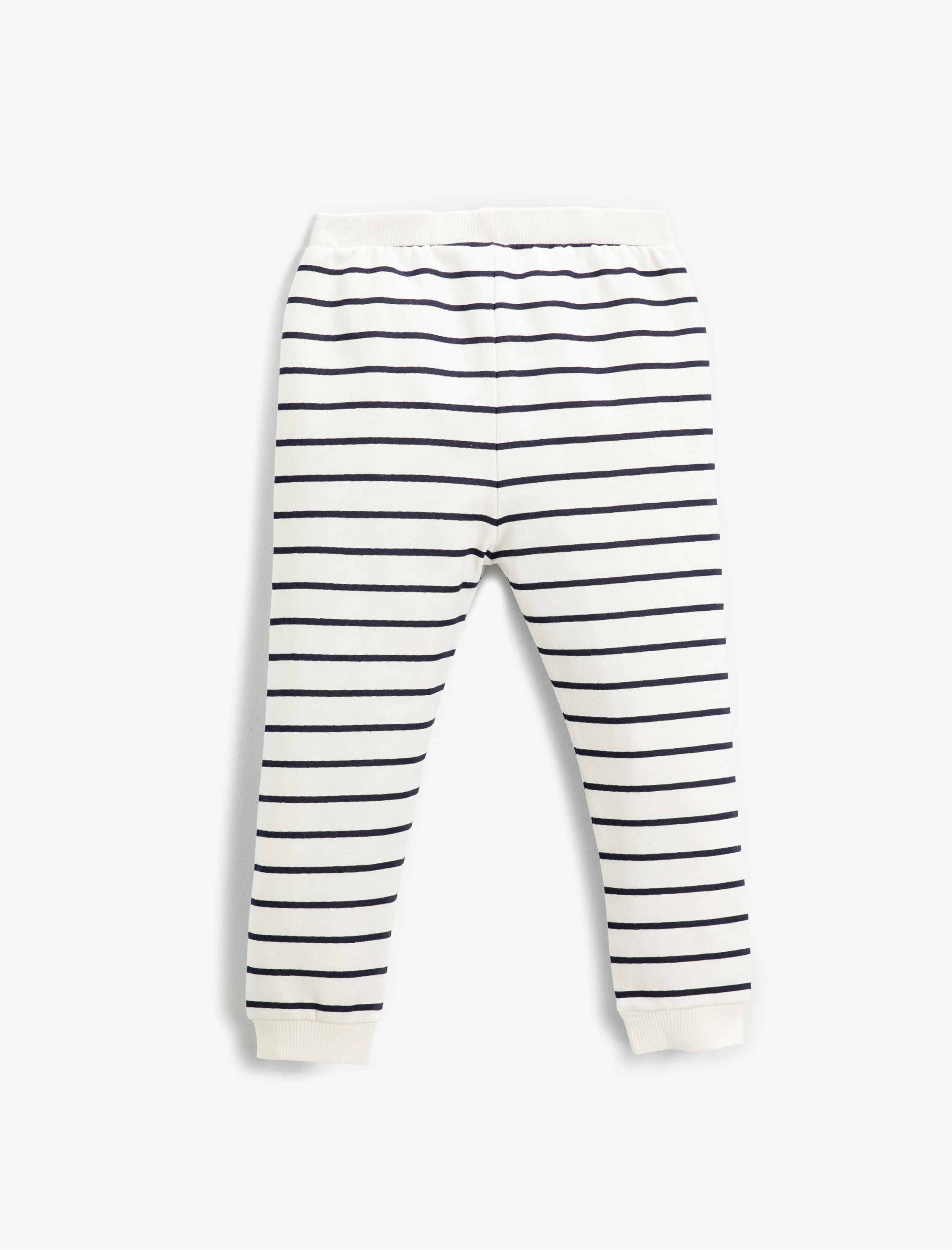  Erkek Bebek Çizgili Belden Bağlamalı Eşofman Altı Pamuklu