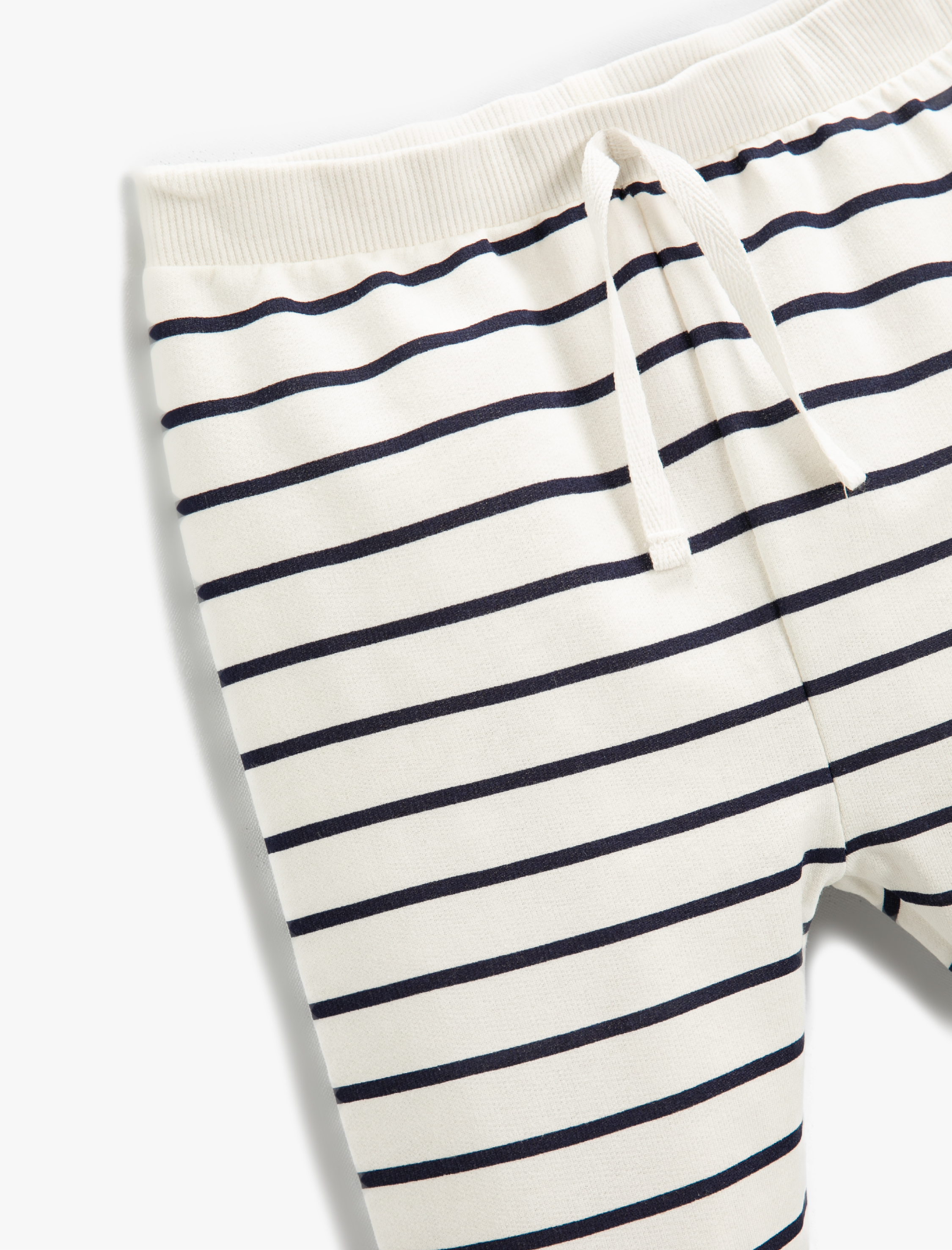  Erkek Bebek Çizgili Belden Bağlamalı Eşofman Altı Pamuklu