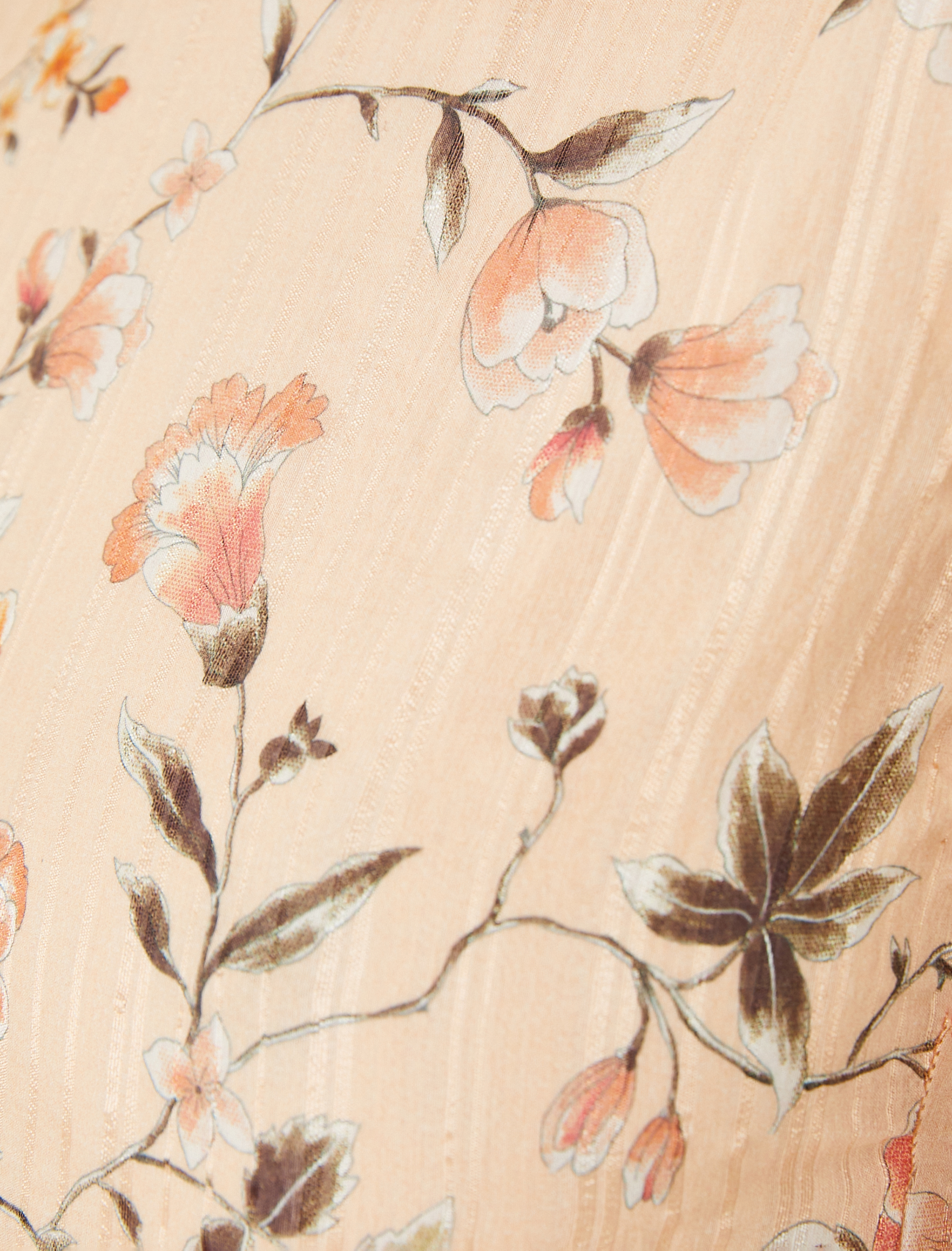   Kısa Çiçekli Elbise Kolsuz Yuvarlak Yaka