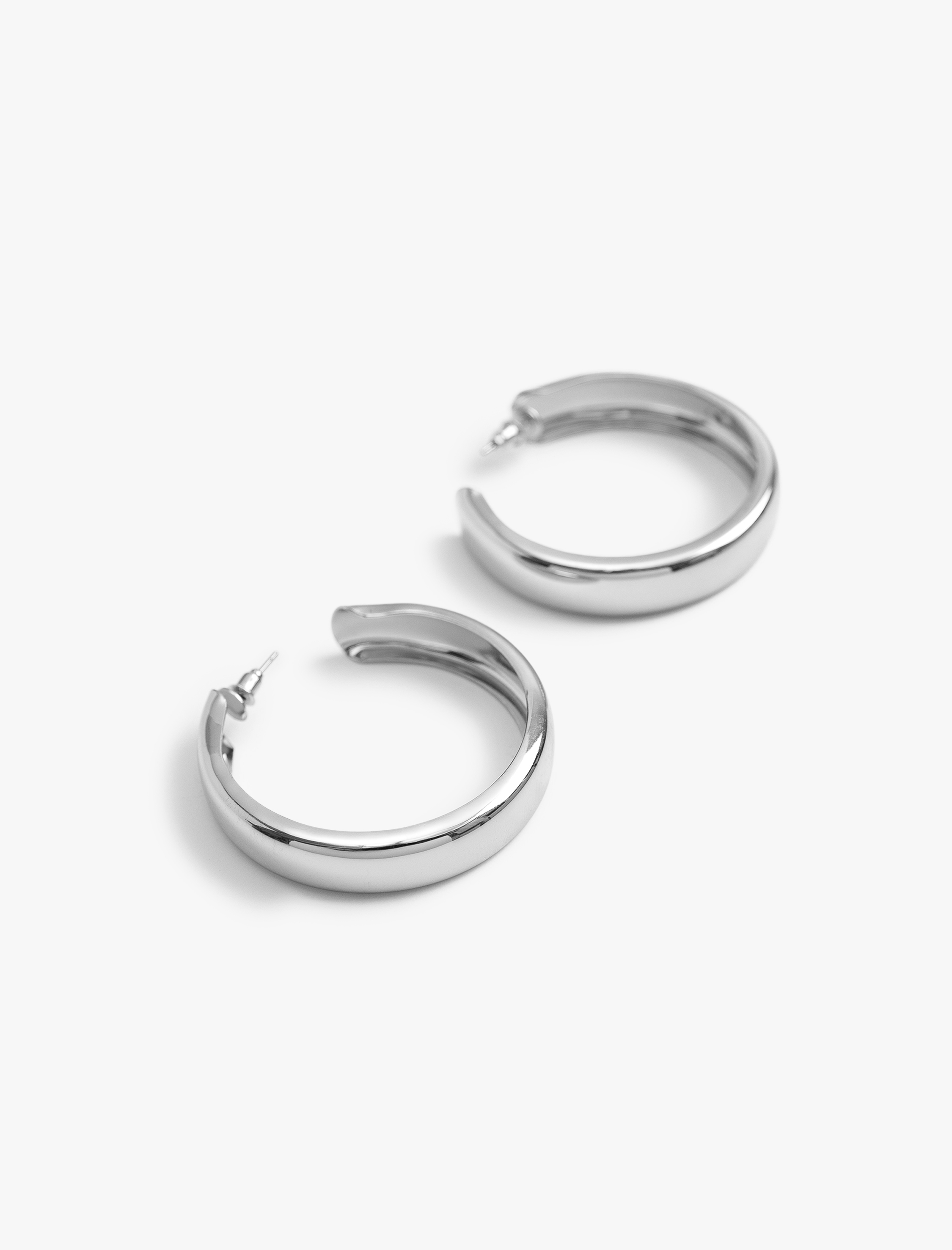  Kadın Kalın Halka Küpe