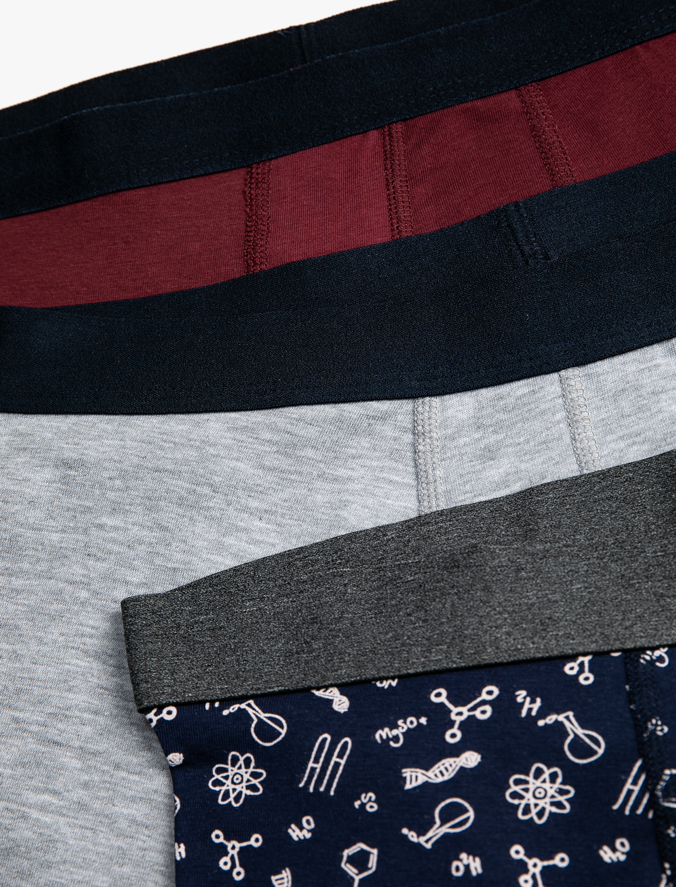   3'lü Boxer Seti Slogan Baskılı