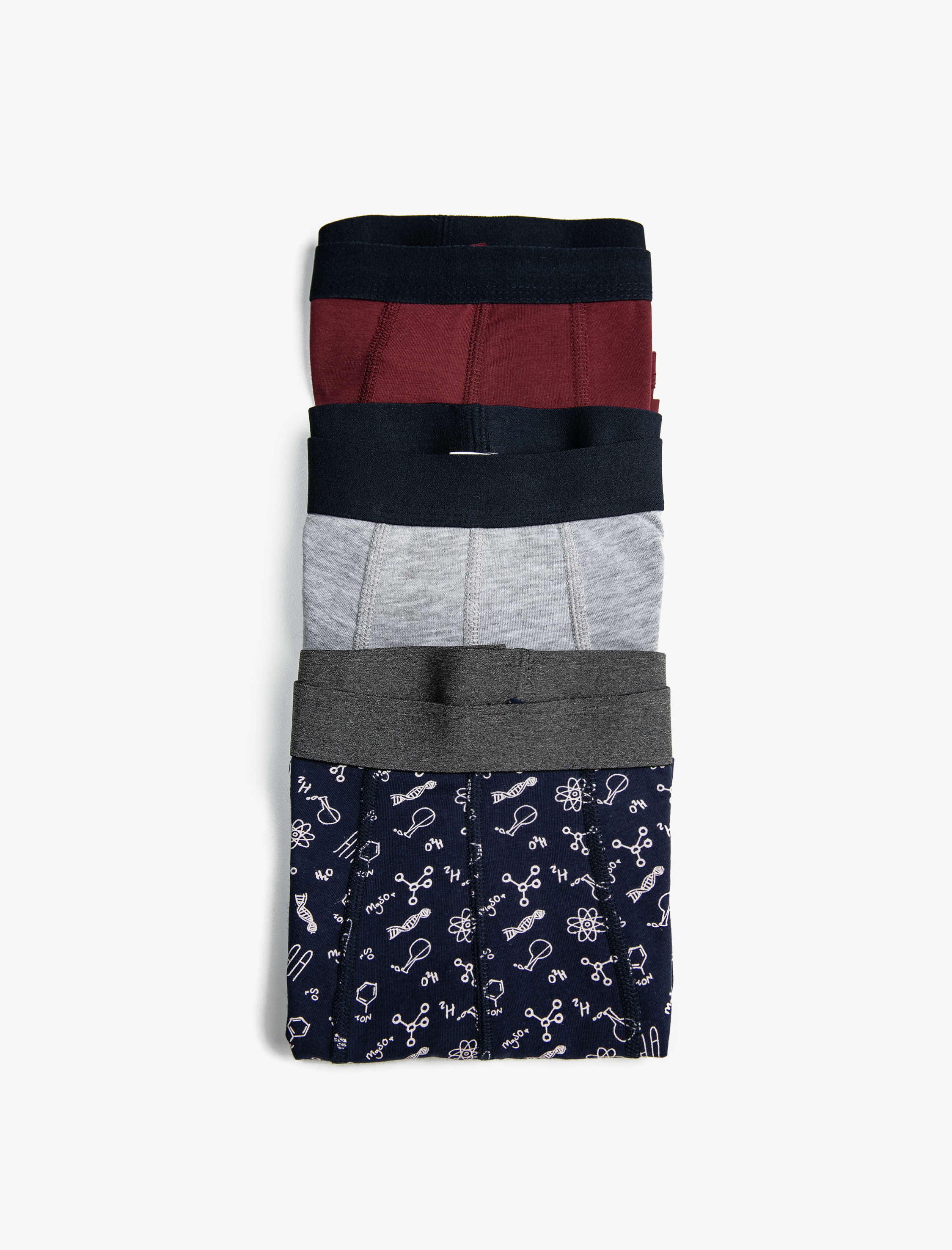   3'lü Boxer Seti Slogan Baskılı