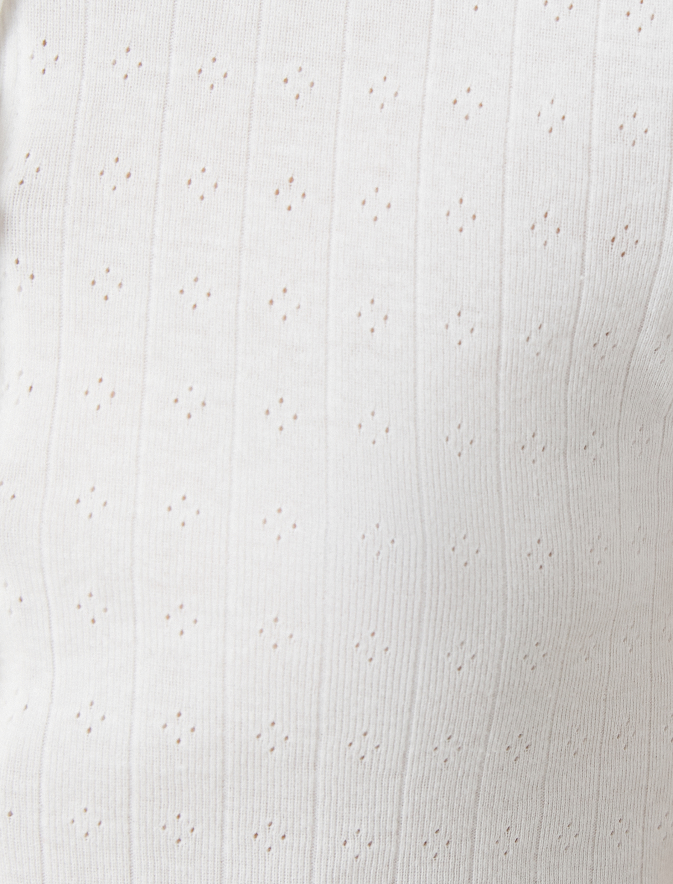   Crop Tişört Kısa Kollu Pamuklu Düğmeli Bisiklet Yaka