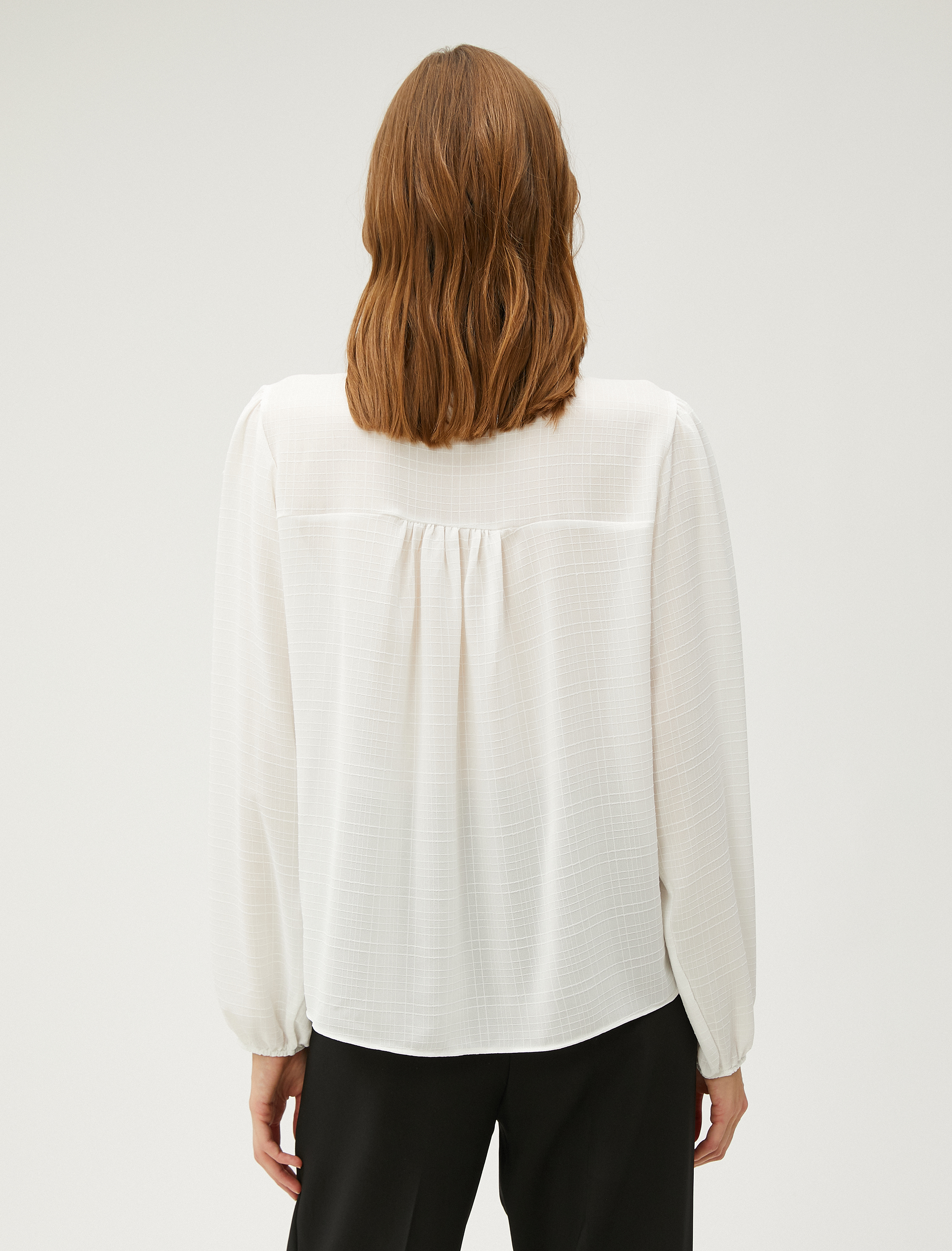   Volanlı Gömlek Uzun Kollu