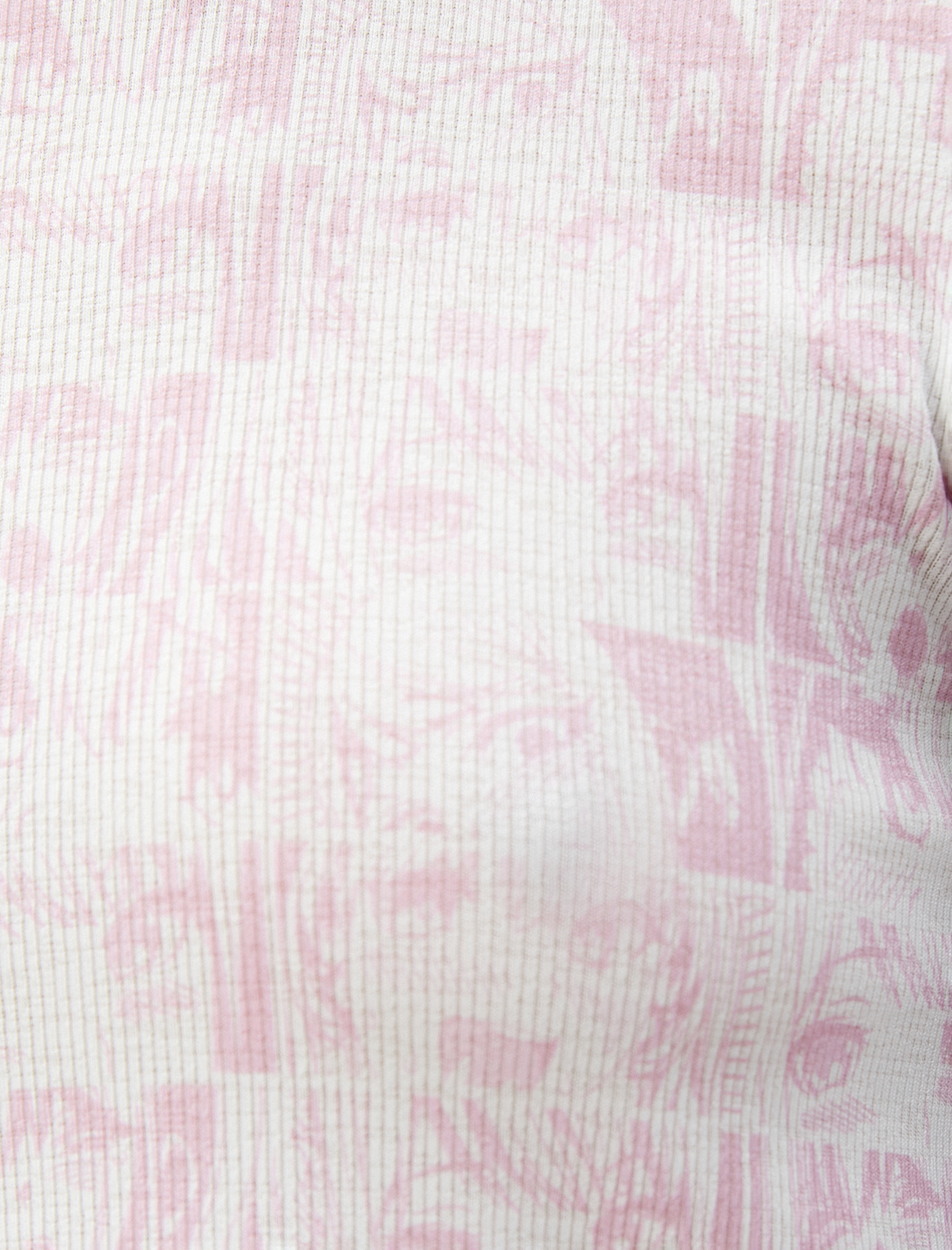   Anime Tişört Crop Uzun Kollu Bisiklet Yaka