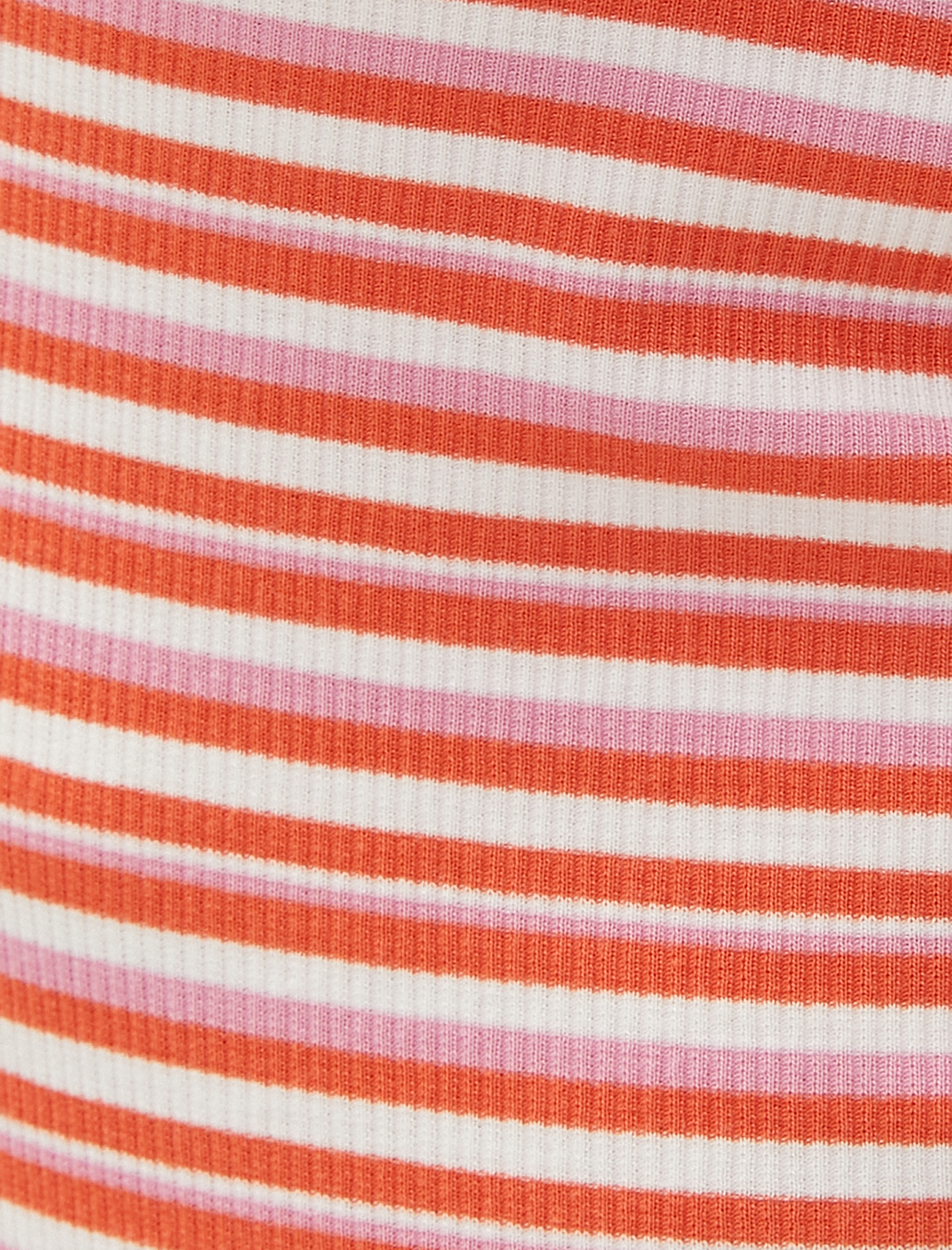   Mini Elbise Çizgili Kısa Kollu Bisiklet Yaka