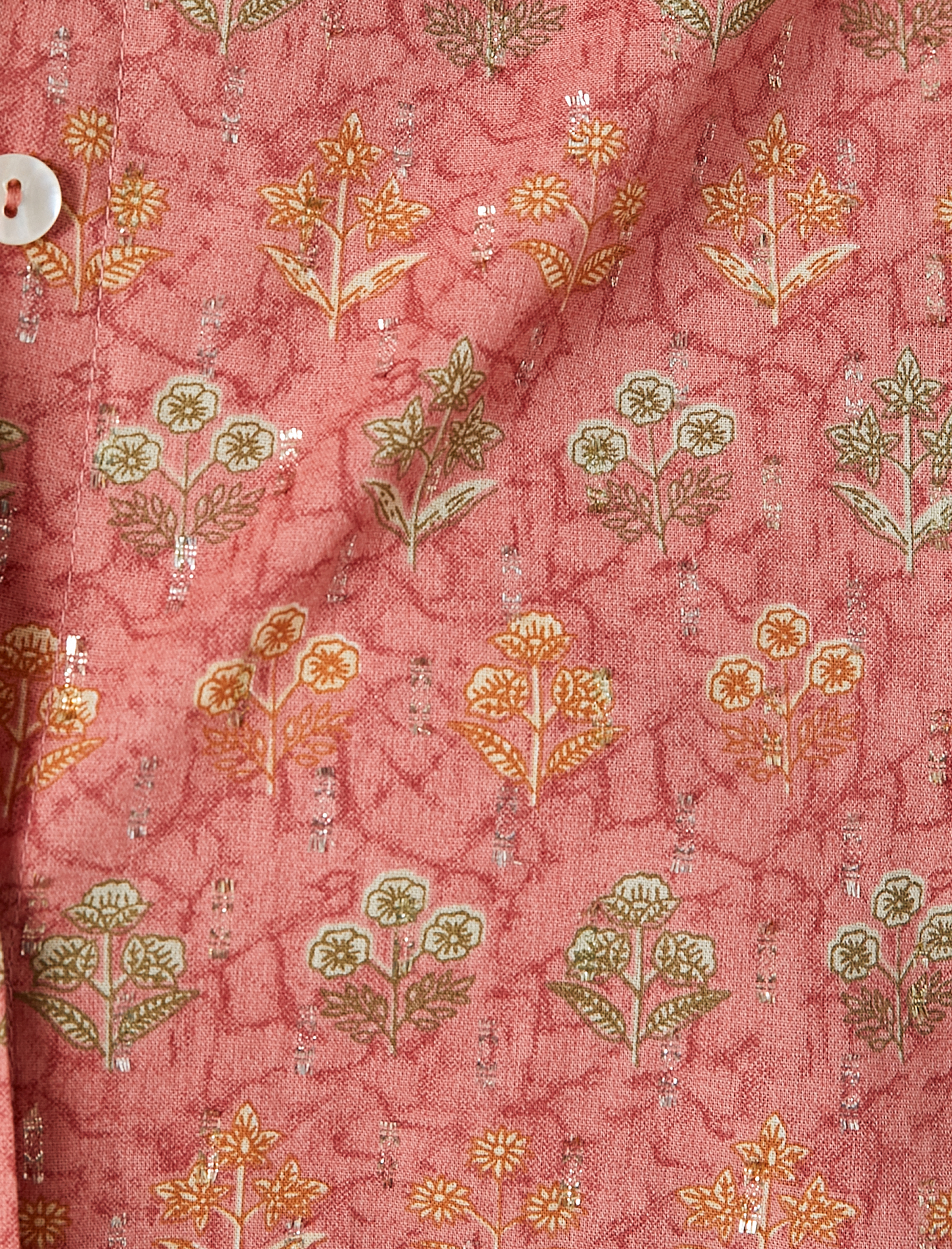   Çiçekli Gömlek Uzun Kollu Relax Fit