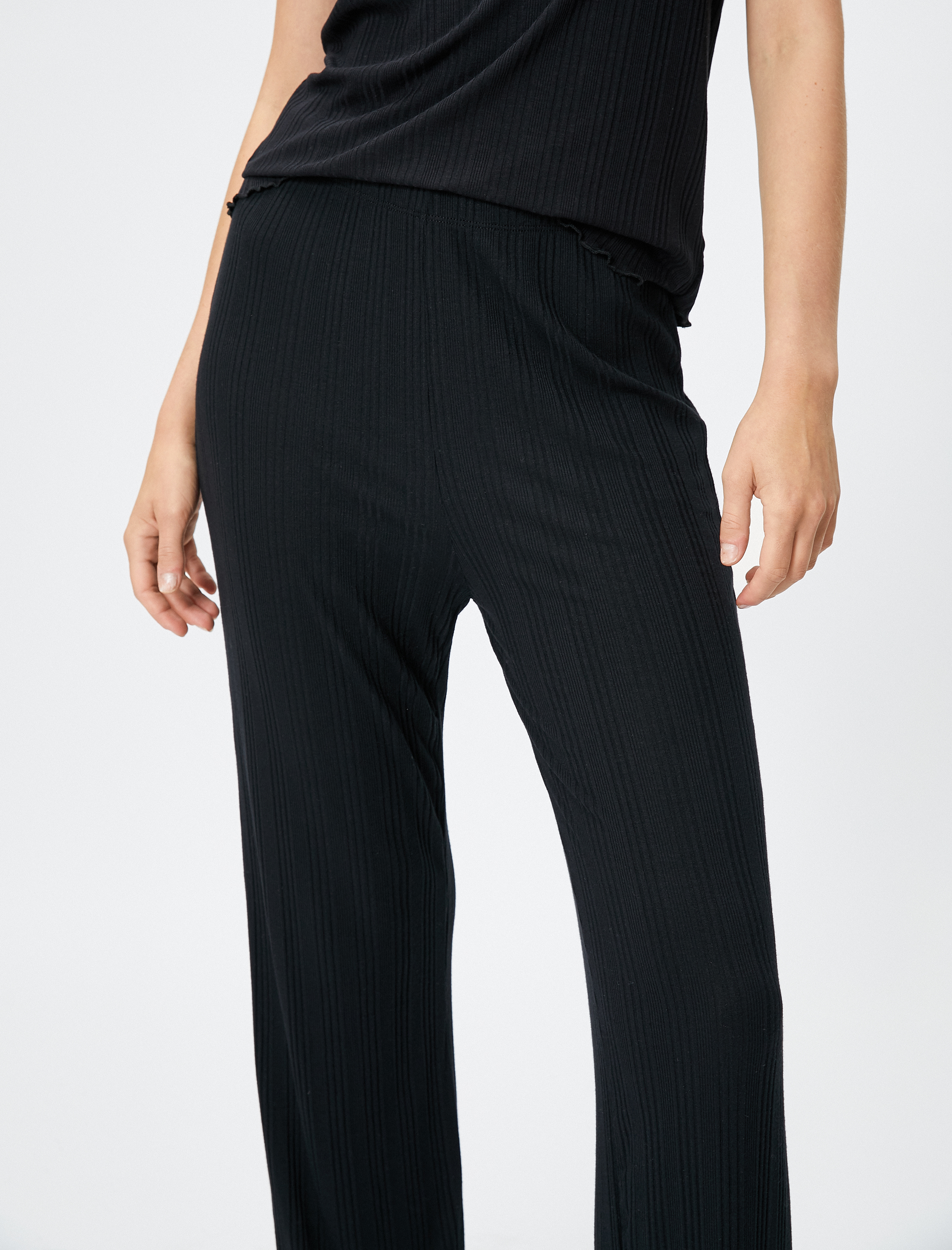   Pijama Altı Düz Paça Modal Karışımlı