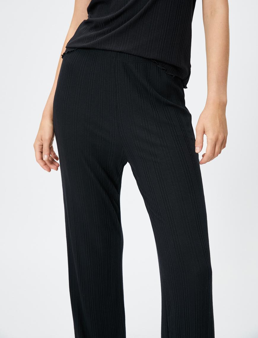   Pijama Altı Düz Paça Modal Karışımlı