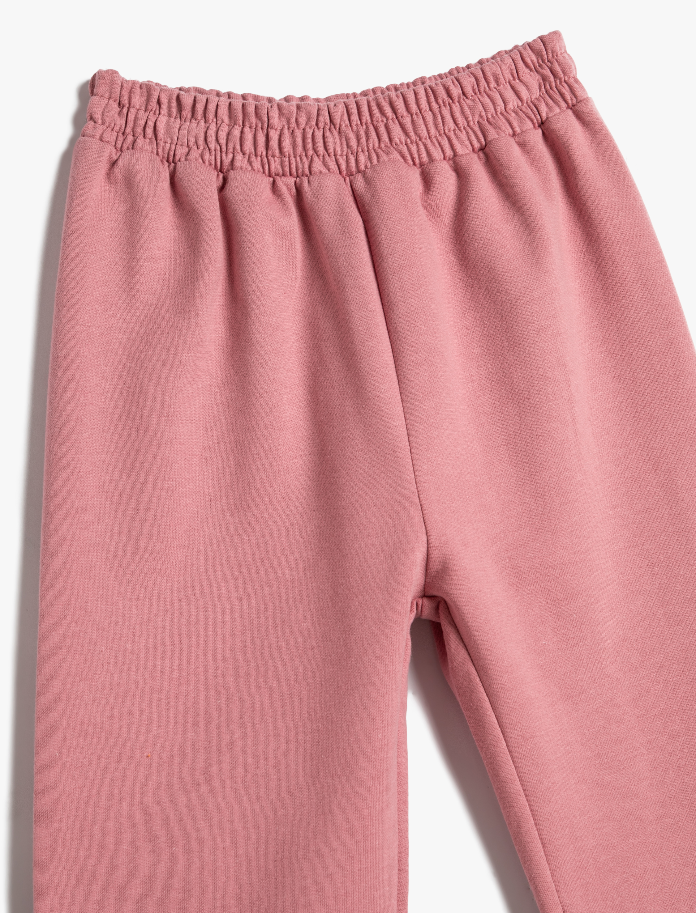  Kız Bebek Basic Jogger Eşofman Altı Beli Lastikli Şardonlu Pamuklu