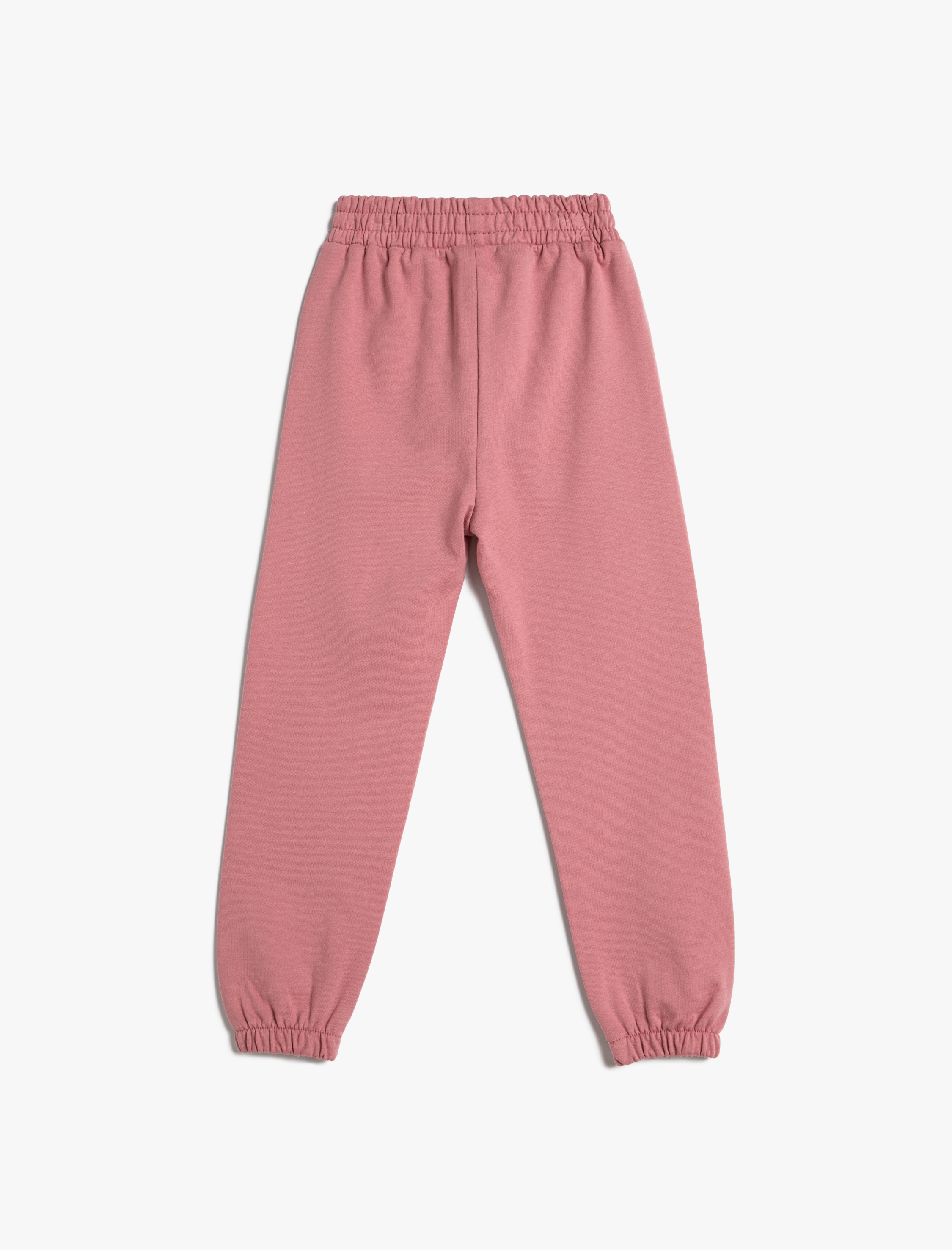  Kız Bebek Basic Jogger Eşofman Altı Beli Lastikli Şardonlu Pamuklu