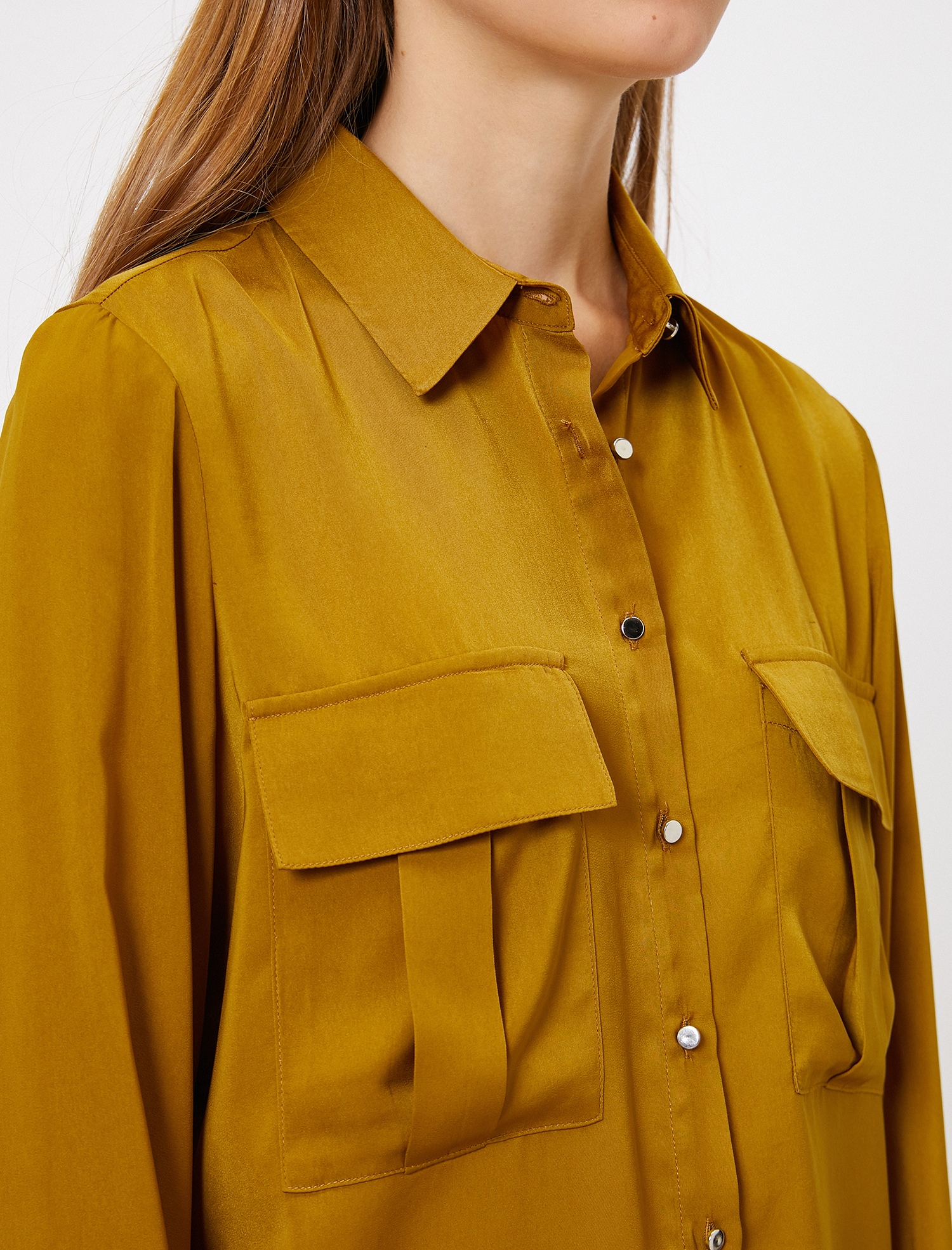   Cep Detaylı Gömlek